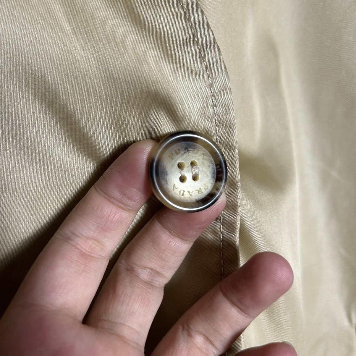 Prada Gold Jacket and Coat
