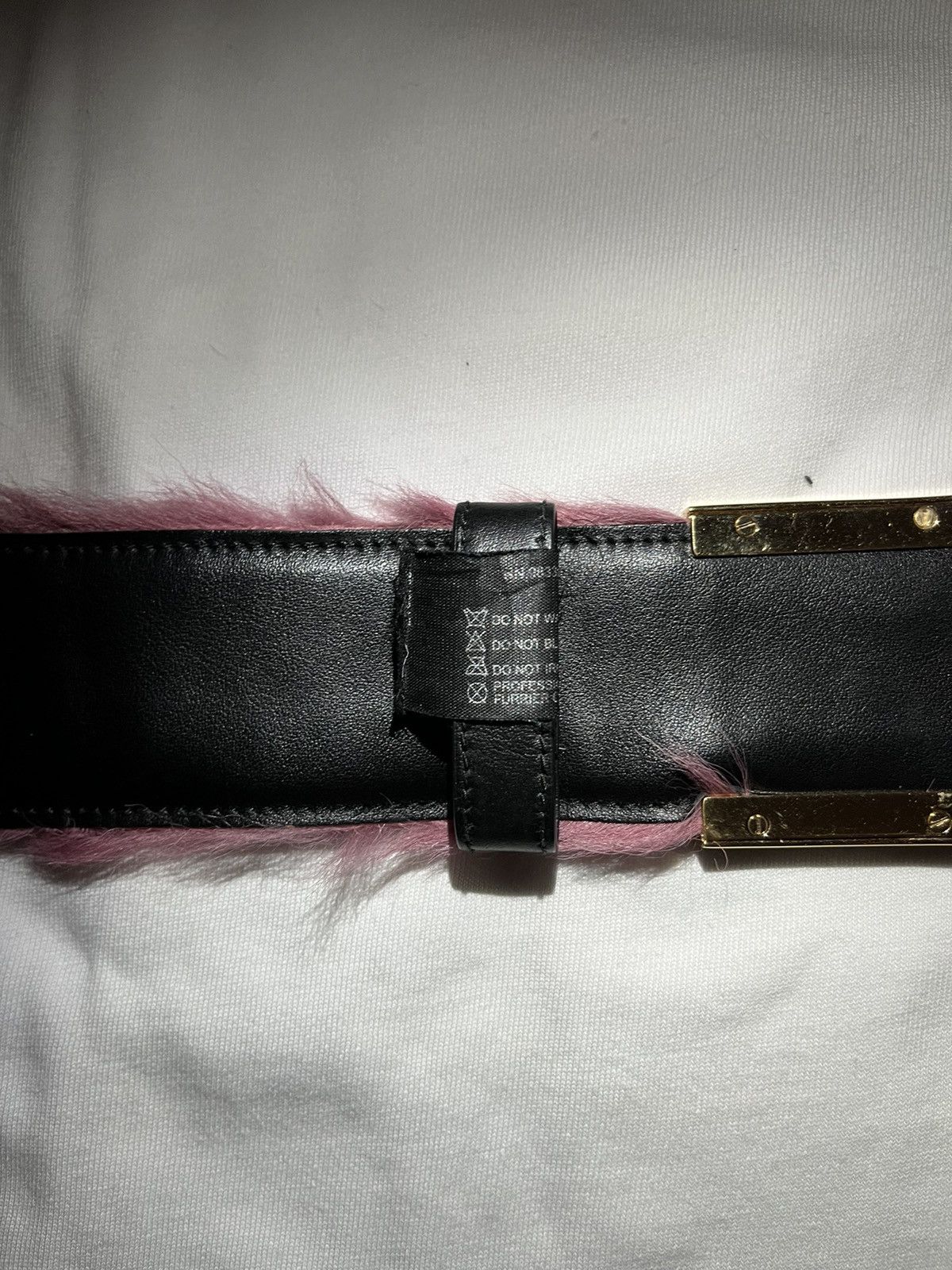 Prada Prada pink fur belt Size ONE SIZE - 6 Thumbnail