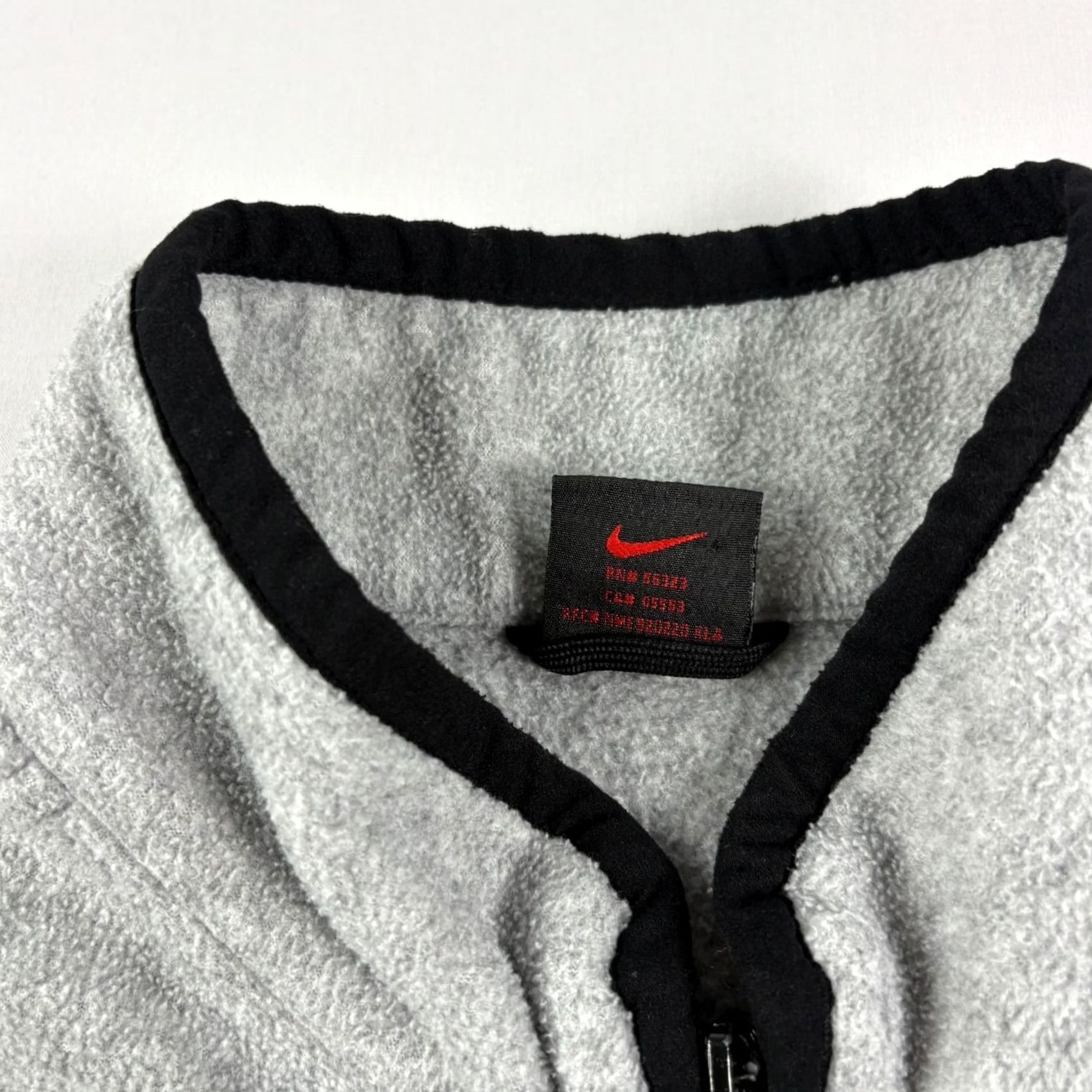 Nike VINTAGE Nike Jacket Mens L Gray Fleece Full Zip Pockets 90s Windbreaker Casual Size US L / EU 52-54 / 3 - 7 Thumbnail