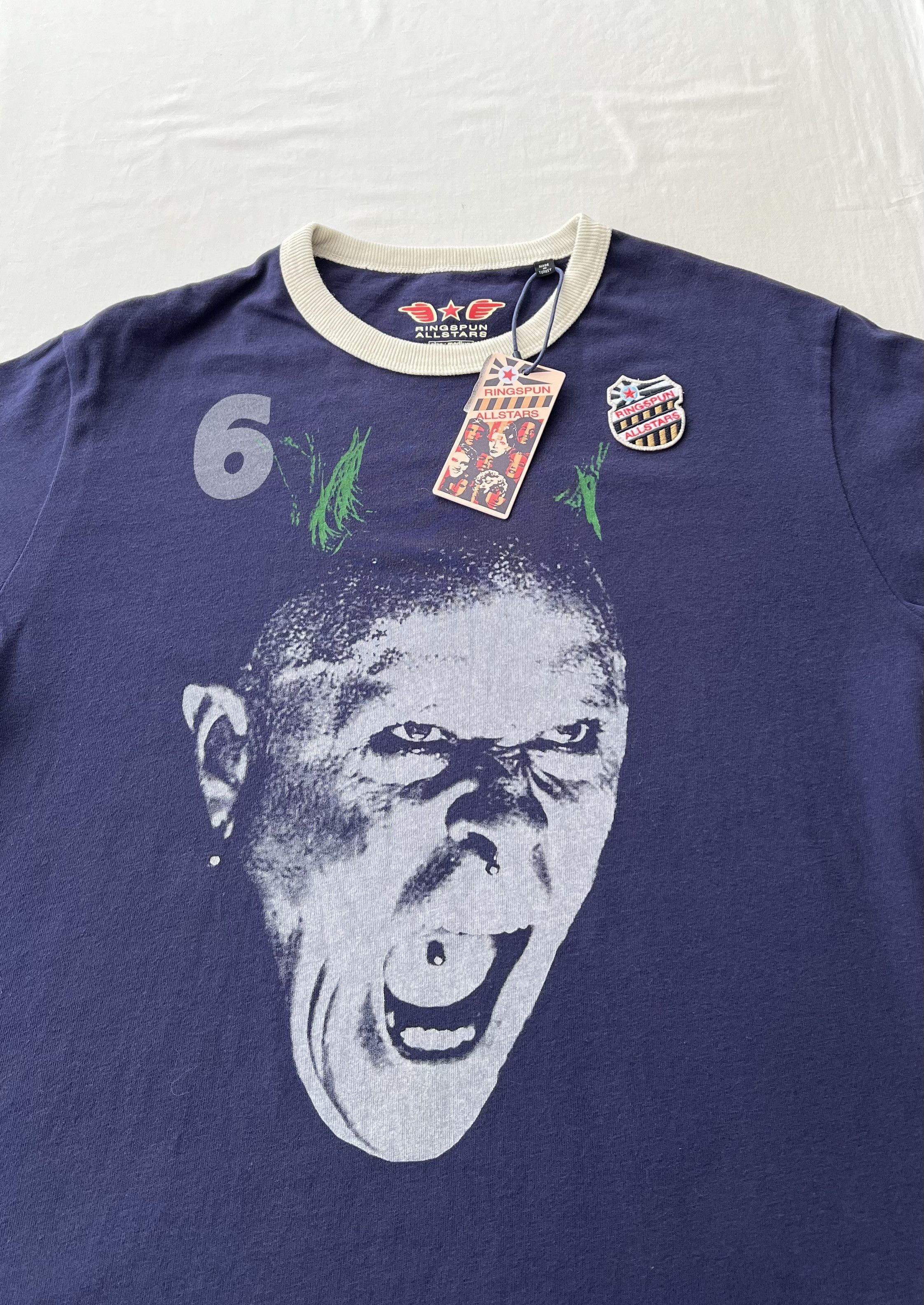 Band Tees Vintage Prodigy Keith Flint Ringspun Allstars Ringer T-shirt Size US M / EU 48-50 / 2 - 3 Thumbnail