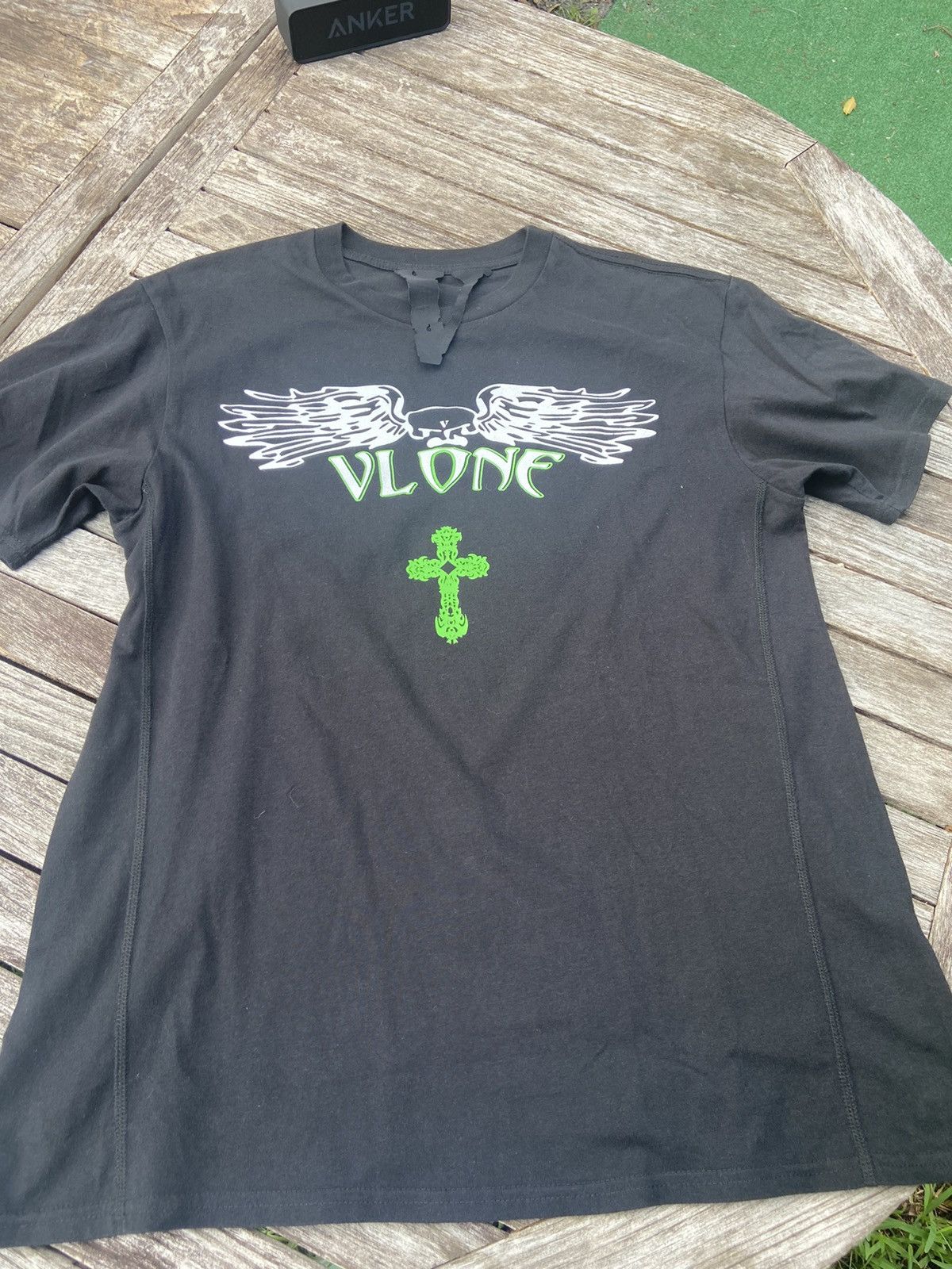 Vlone VLONE Green Cross Tee Sz L new new | Grailed Vlone VLONE Green Cross Tee Sz L new new | Grailed