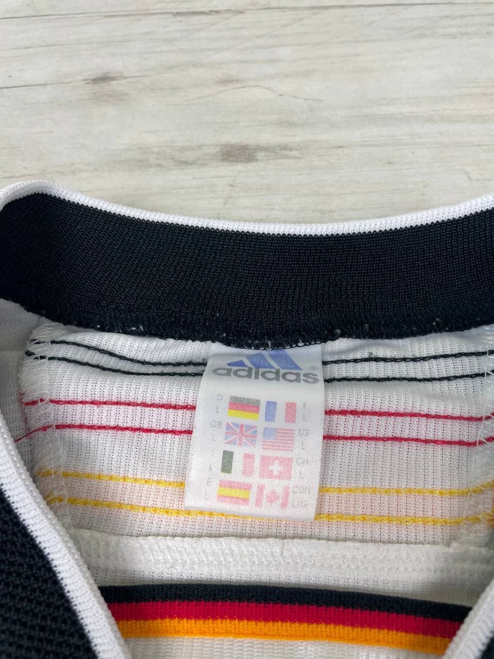 Adidas Vintage Adidas Germany 1998 2000 Home Shirt Soccer Jersey Size US L / EU 52-54 / 3 - 11 Thumbnail