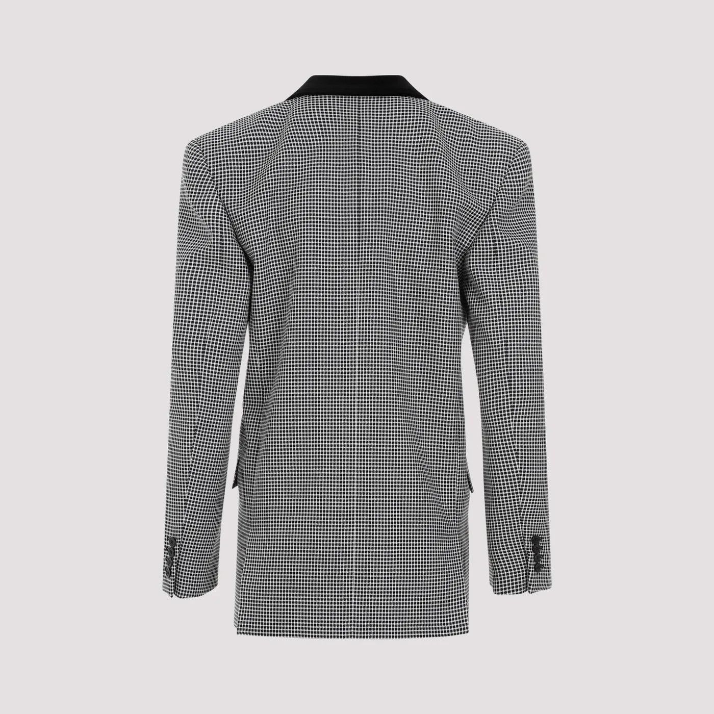 Saint Laurent Paris o1bcso1str1124 Oversized Chesterfield Jacket in Grey Size S / US 4 / IT 40 - 2 Thumbnail