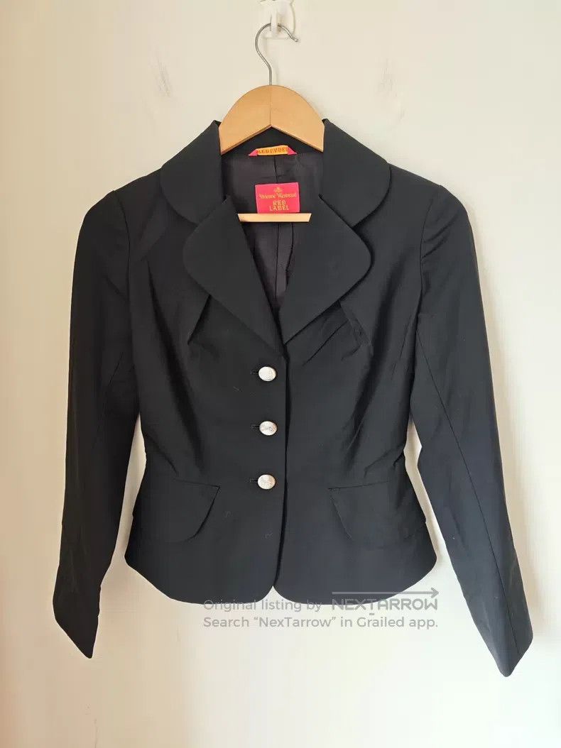 Vivienne Westwood Vivienne Westwood Wool Drunkard Blazer Size S / US 4 / IT 40 - 1 Thumbnail