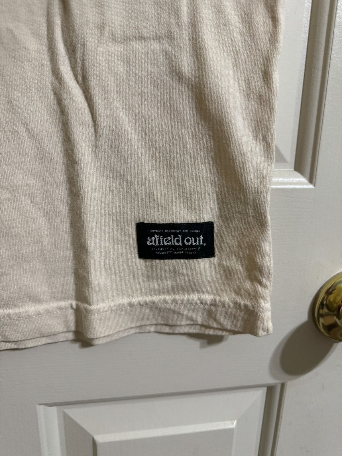 Afield Out Afield out Bone Bianca t-shirt Size US M / EU 48-50 / 2 - 3 Thumbnail