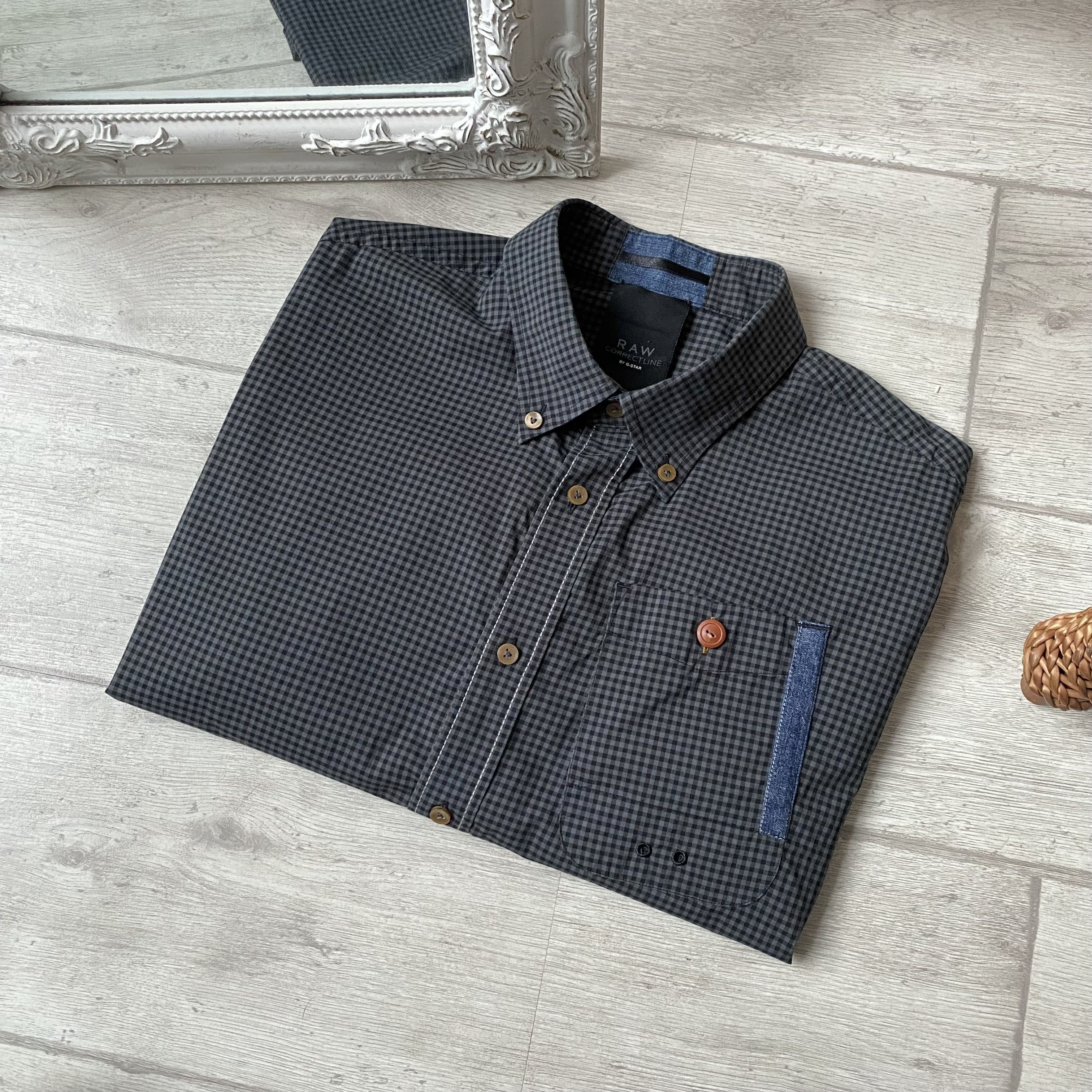 G-Star ⚙️ G Star Raw Flannel shirt Button Up Long Sleeve Size US L / EU 52-54 / 3 - 1 Thumbnail