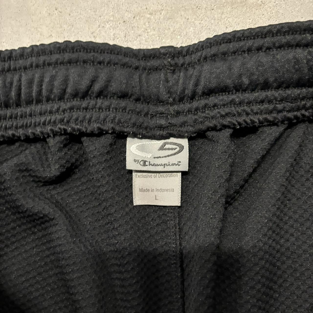 Japanese Brand × Vintage Y2K/2000s Baggy Black Striped Essential Track Pants! Size US 34 / EU 50 - 7 Thumbnail