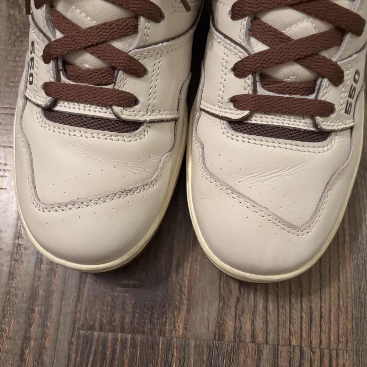 Aime Leon Dore × New Balance New Balance x Aime Leon Dore 550 White Brown Size US 10.5 / EU 43-44 - 7 Thumbnail