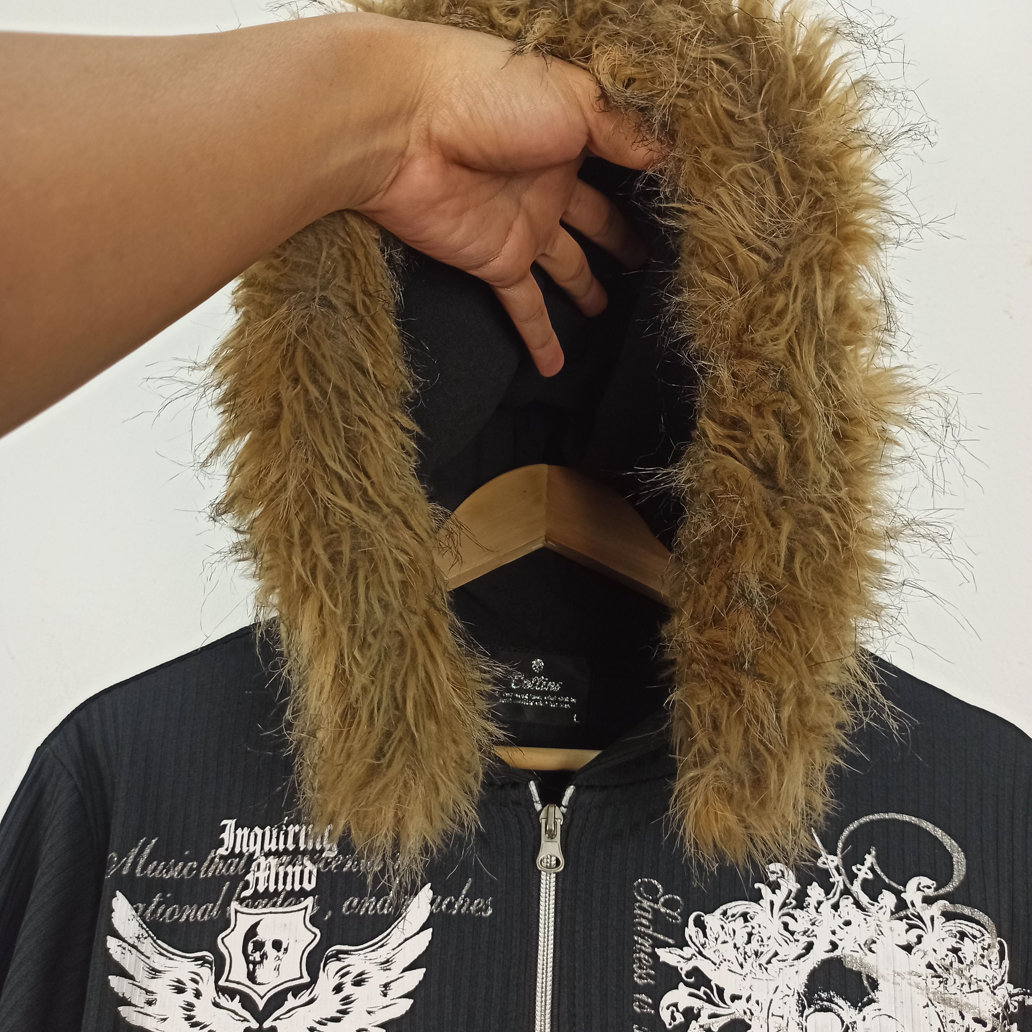 If Six Was Nine 🔥STEALS🔥 Rare Fur Hoodie Collins Thin cloth LGB Style Size US L / EU 52-54 / 3 - 4 Thumbnail