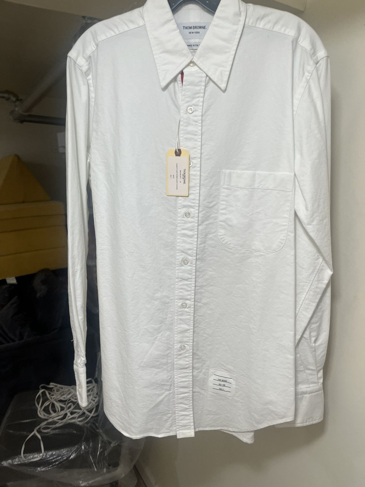 Thom Browne Thom Browne Classic Cotton Oxford Shirt Sz 3(Large) Size US L / EU 52-54 / 3 - 1 Thumbnail