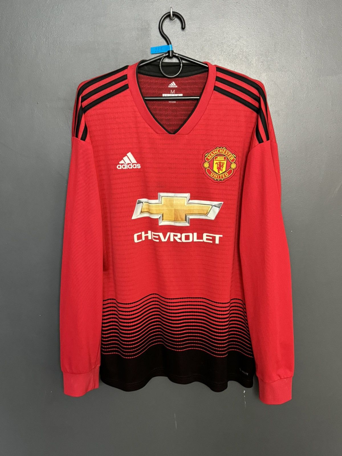 Adidas Manchester United 18/19 Home Football Long Sleeve Jersey Size US M / EU 48-50 / 2 - 1 Thumbnail