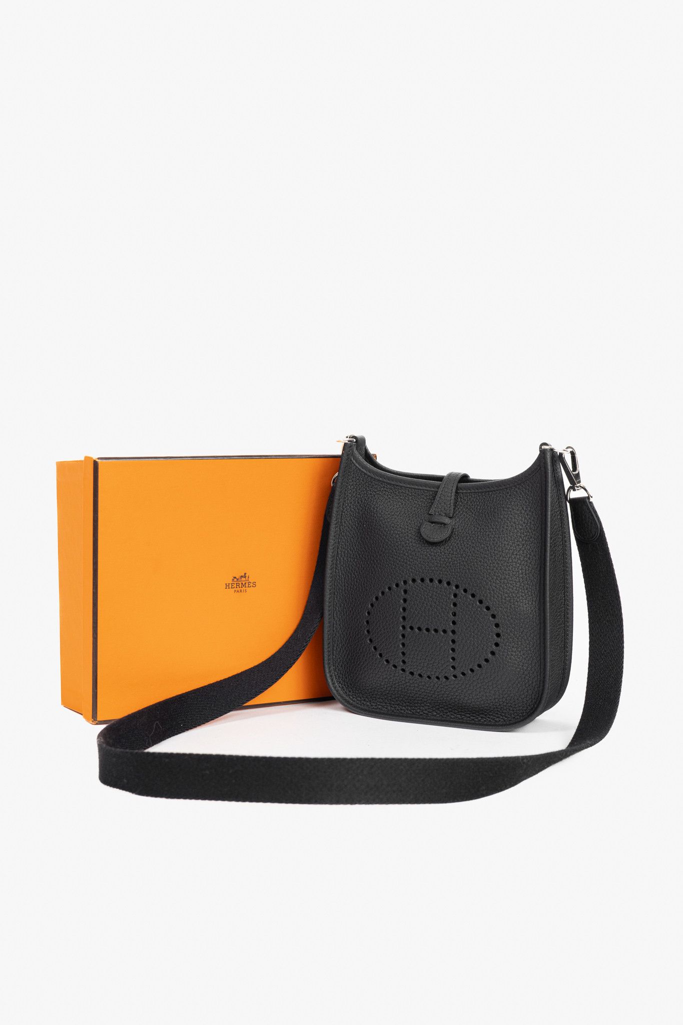 Hermes Hermes Evelyne TPM Taurillon Clemence Leather Shoulder Bag Size ONE SIZE - 15 Thumbnail