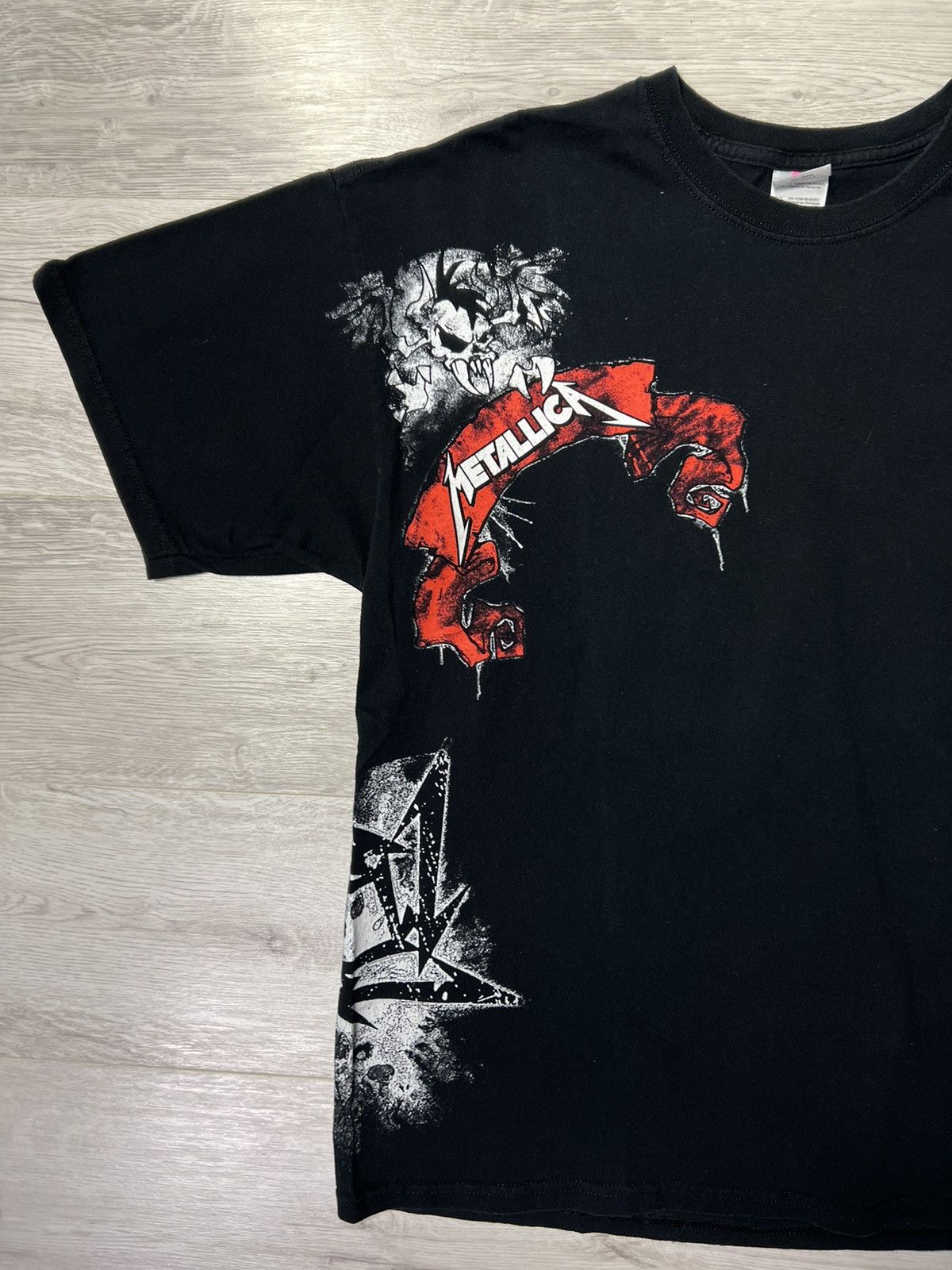 Vintage Vintage Metallica Rock T-Shirt Big Logo Band Tee Size XL Size US XL / EU 56 / 4 - 3 Thumbnail