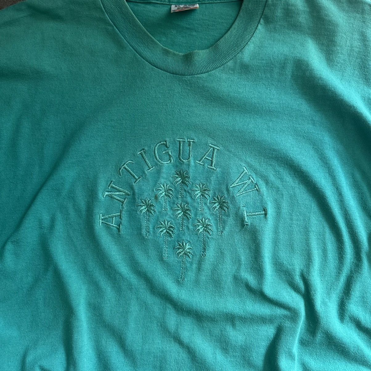 Designer × Vintage Vintage Antigua W L T-shirts Big Logo Style USA 90s Y2K Size US XL / EU 56 / 4 - 5 Thumbnail