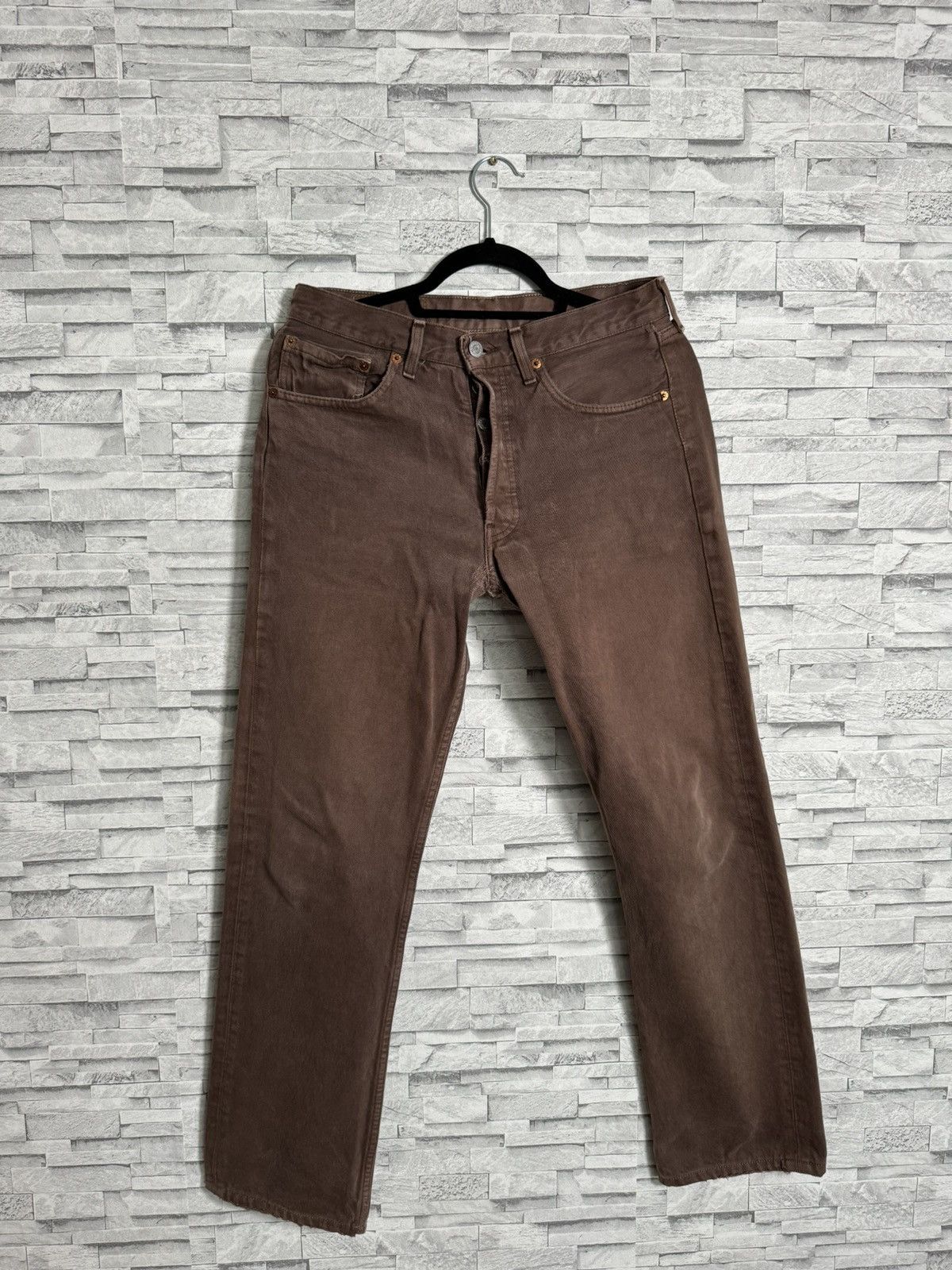 Vintage Levi’s 501 Denim Jeans Brown 30/32