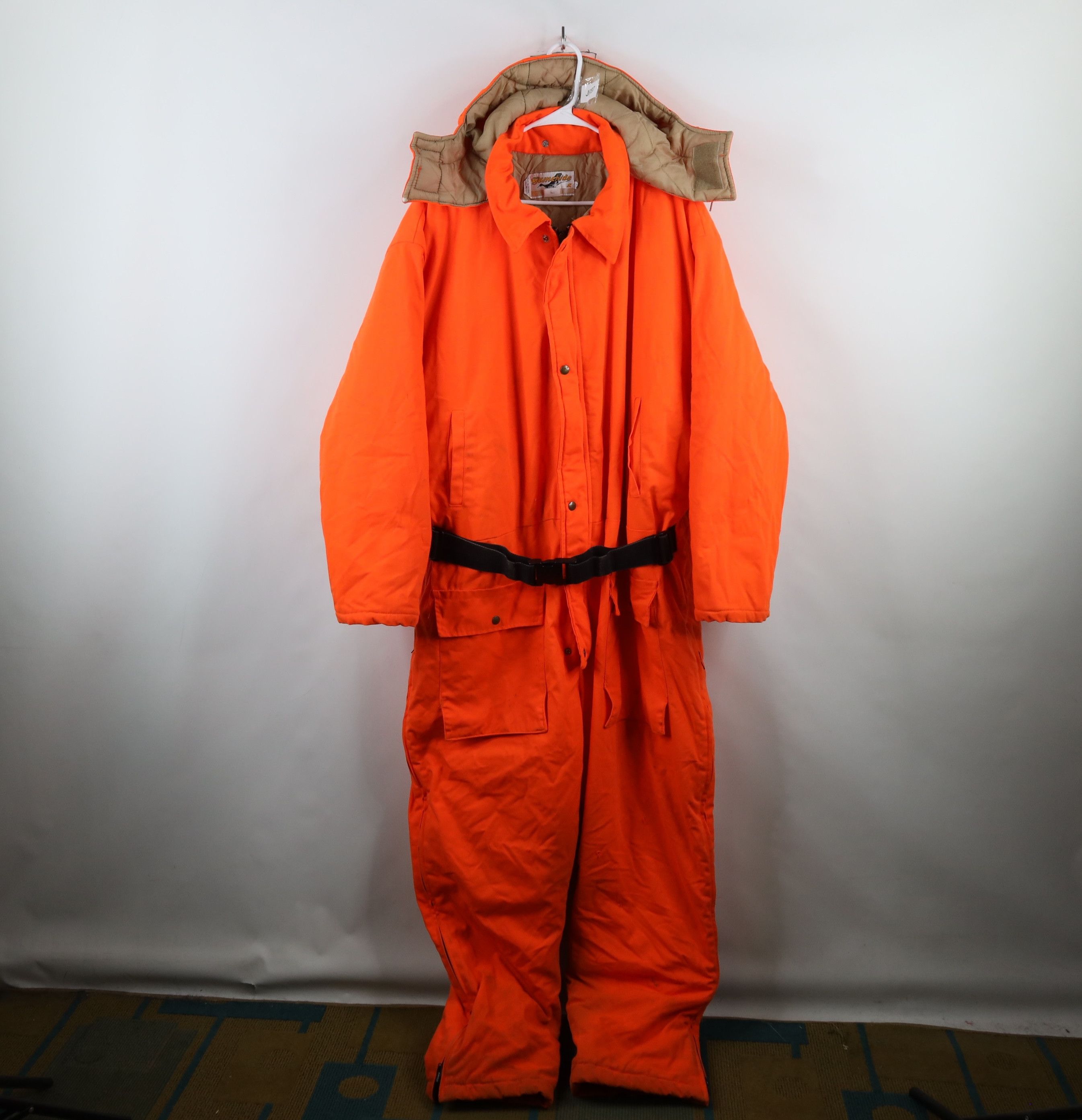 Vintage Vintage 90s Streetwear Duck Down Fill Belted Coveralls Size US XXL / EU 58 / 5 - 1 Thumbnail