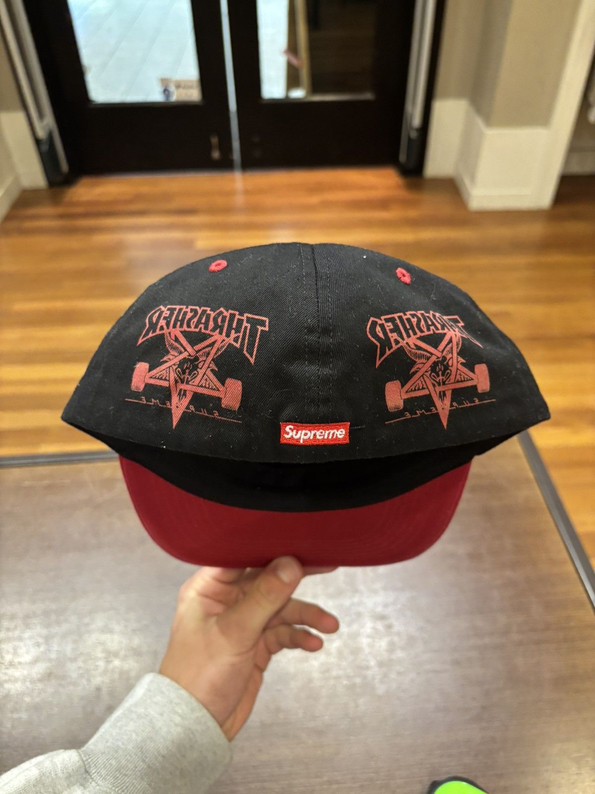 Supreme × Thrasher Supreme Thrasher Cap Size ONE SIZE - 4 Thumbnail