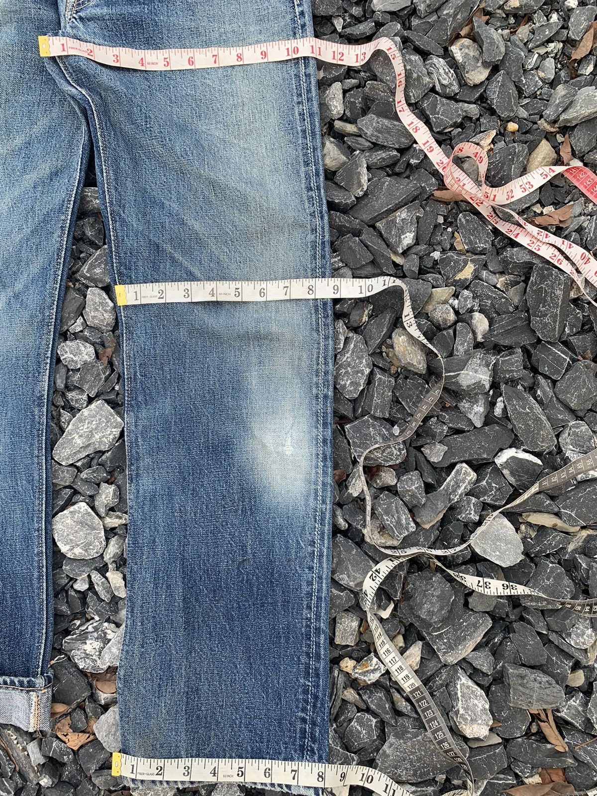 Japanese Brand × Warehouse & Co. VINTAGE WAREHOUSE SELVEDGE JAPANESE DISTRESSED DENIM Size US 29 - 19 Thumbnail