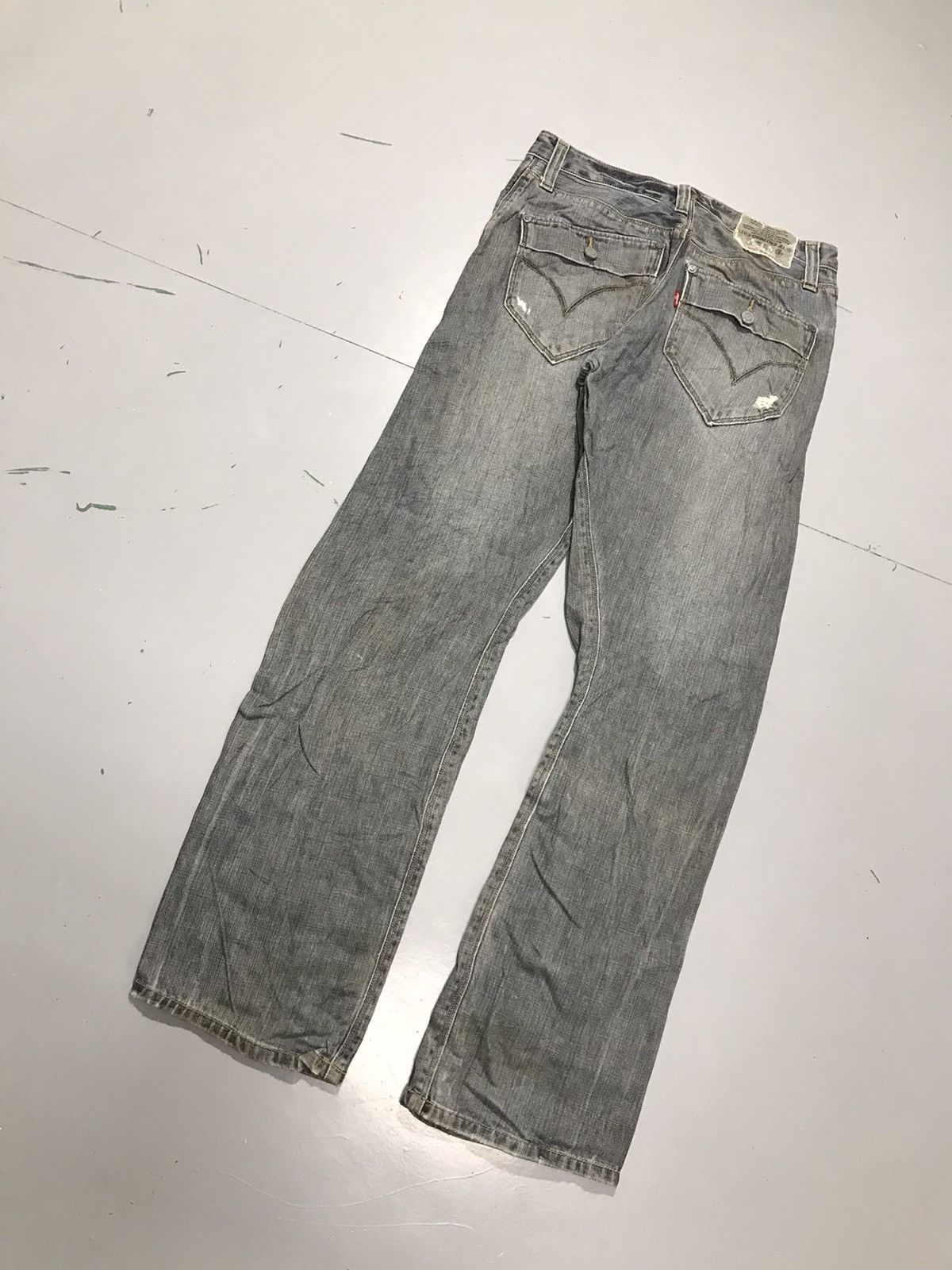 Levi's Vintage Levi’s engineer jeans denim Size US 30 / EU 46 - 9 Thumbnail