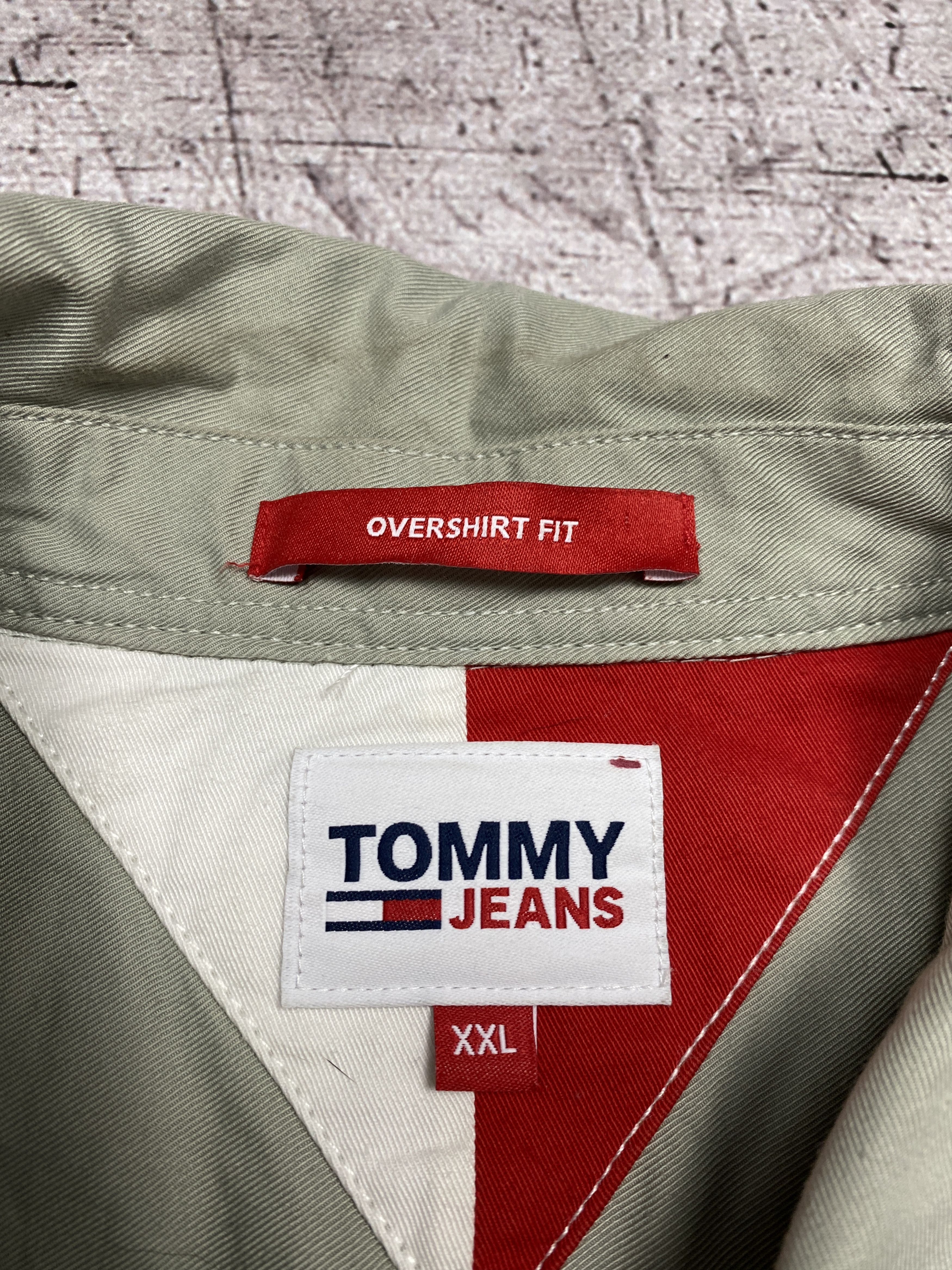 Tommy Hilfiger × Vintage Tommy Hilfiger Vintage Mens Overshirt Shirt Size US XXL / EU 58 / 5 - 4 Thumbnail