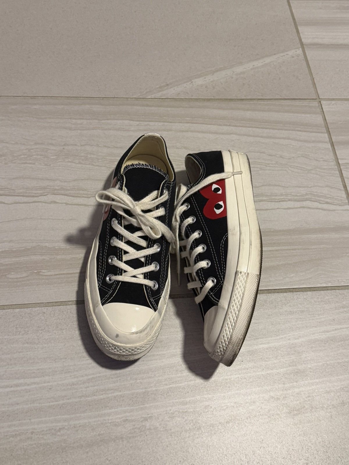 Comme des Garcons PLAY × Converse Converse Chuck Taylor All Star 70 Ox Size US 7 / EU 40 - 3 Thumbnail