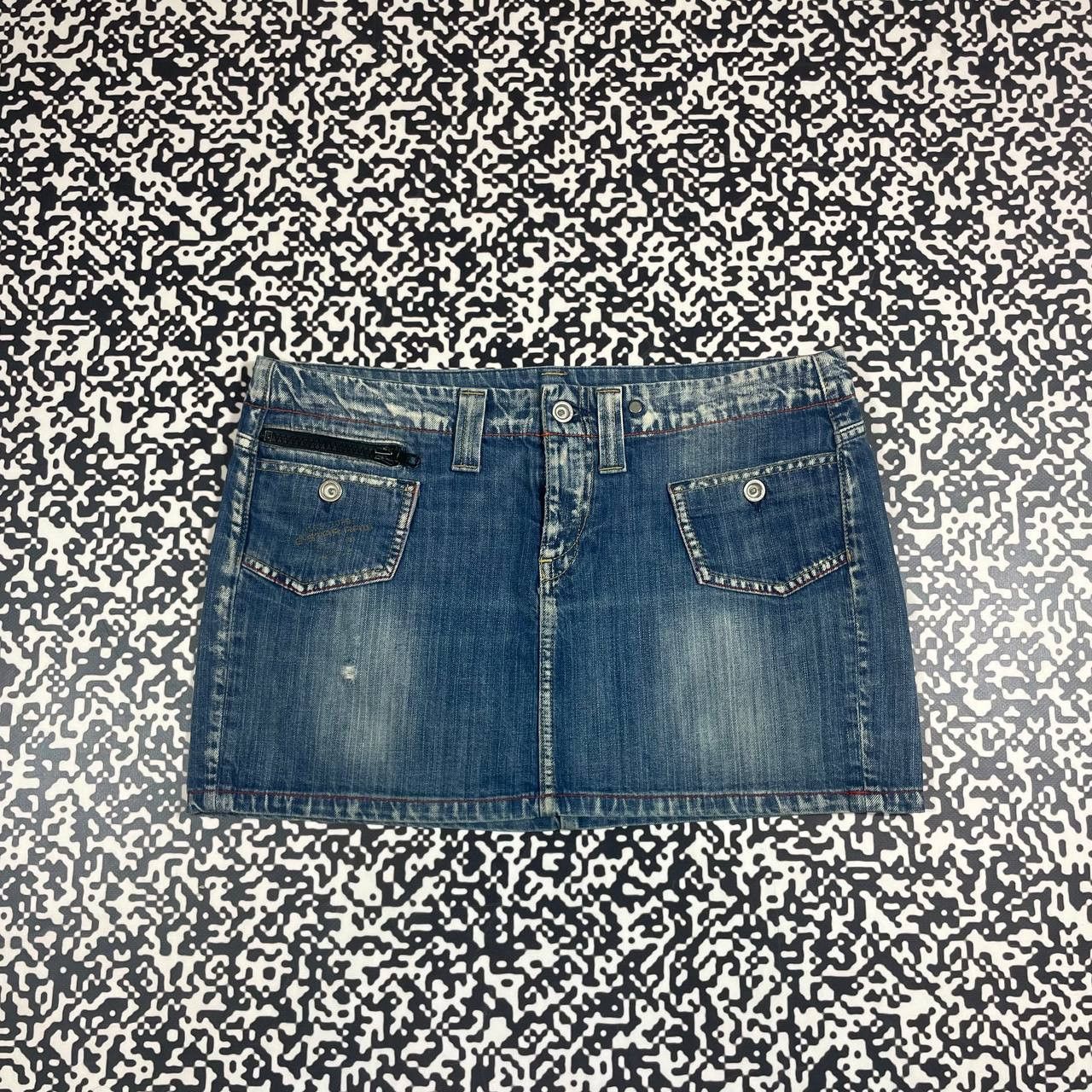 G-Star Vintage Y2K G Star Retro Casual Denim Mini Skirt Size 28" / US 6 / IT 42 - 5 Thumbnail