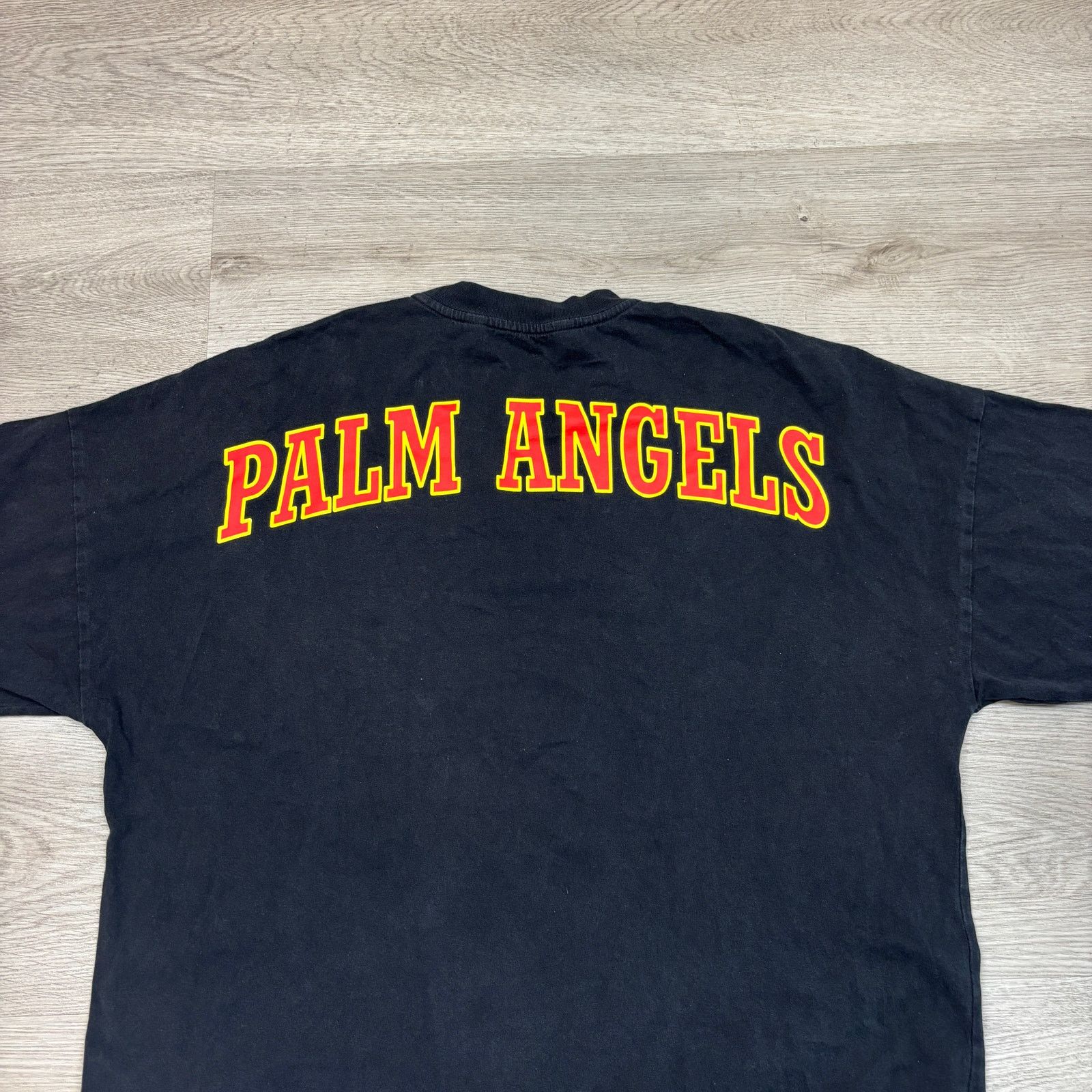 Palm Angels Rare Palm Angels Faded Big Teddy Logo Oversized Shirt Large Size US L / EU 52-54 / 3 - 4 Thumbnail