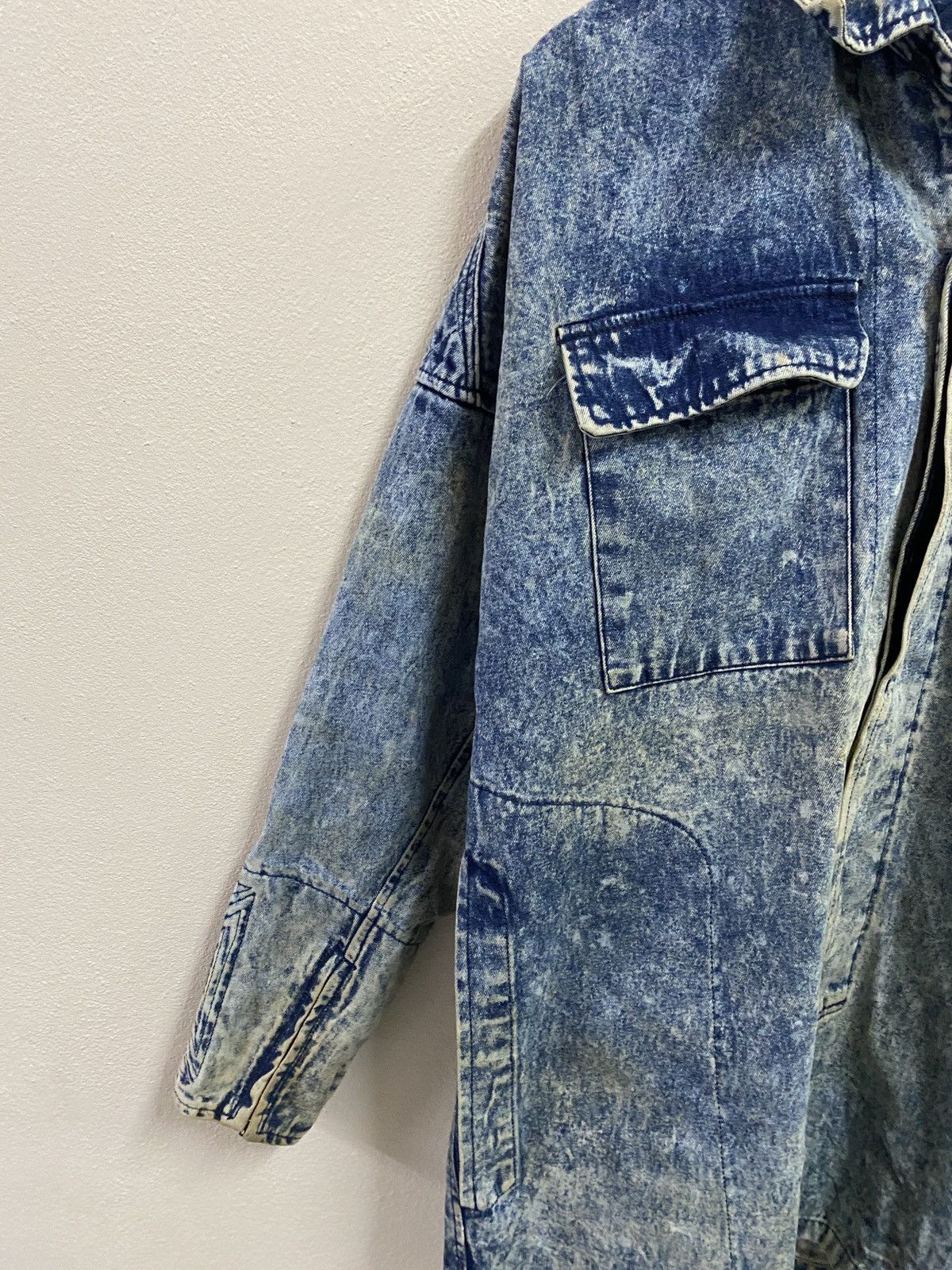 Kapital Vtg Japanese Brand Denim Acid Wash Blue Size US XL / EU 56 / 4 - 5 Thumbnail