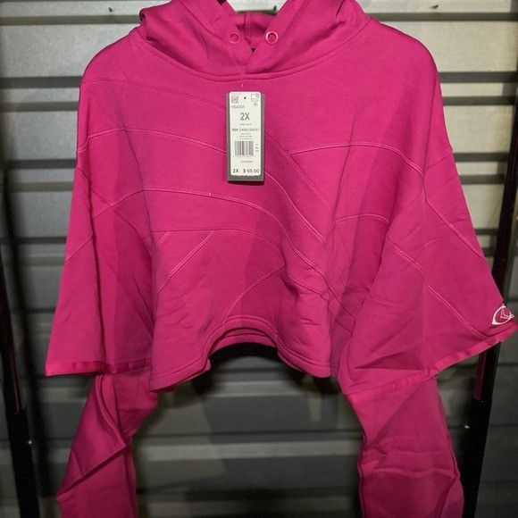 Reebok NWT REEBOK X CARDI B FUSHIA PINK SWEATSHIRT SZ 2XL XXL Size XXL / US 16-18 / IT 52-54 - 3 Thumbnail