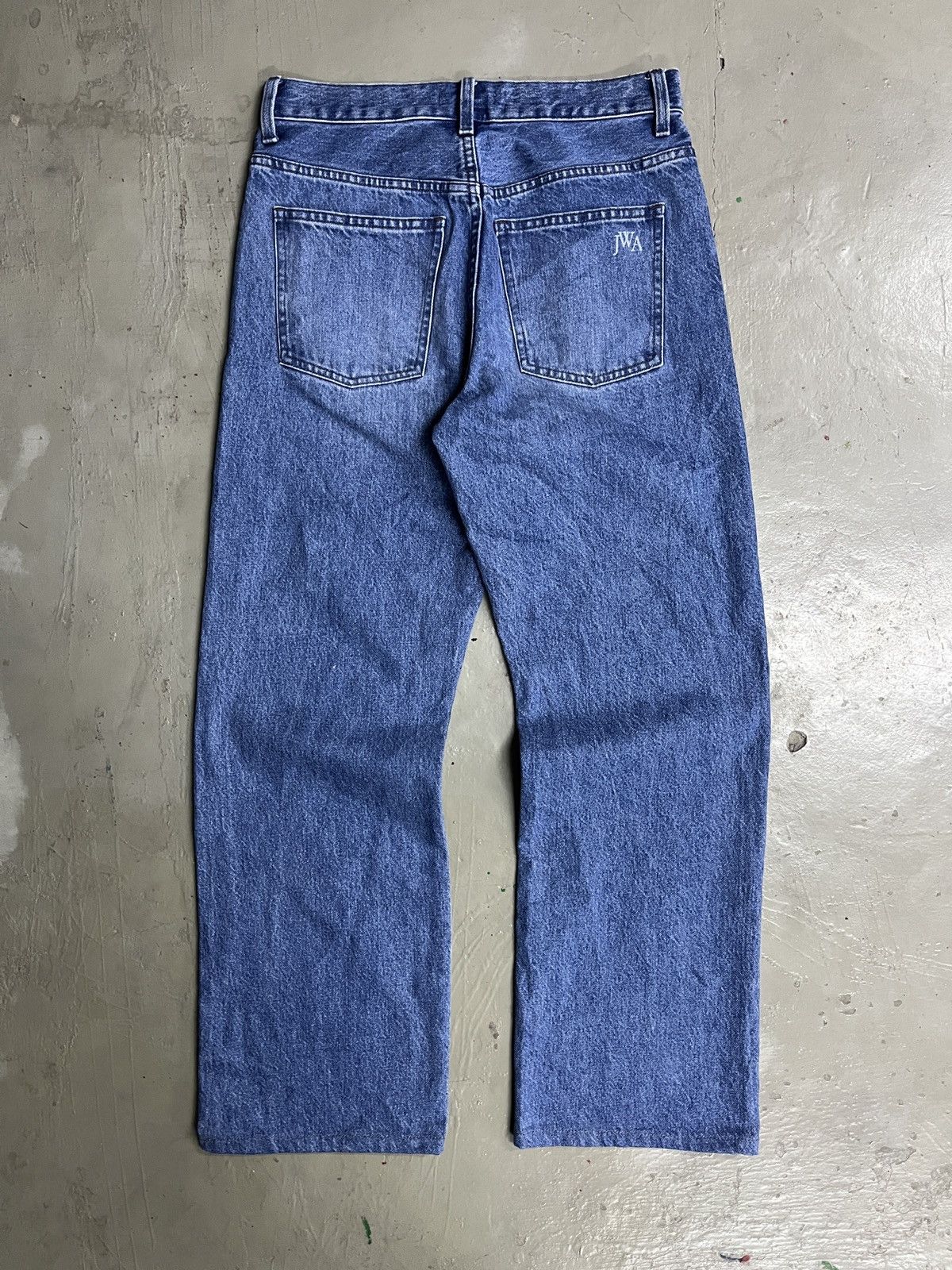 JW Anderson JW Anderson by Uniqlo Straight Loose Washed Denim Jeans Size US 29 - 1 Thumbnail
