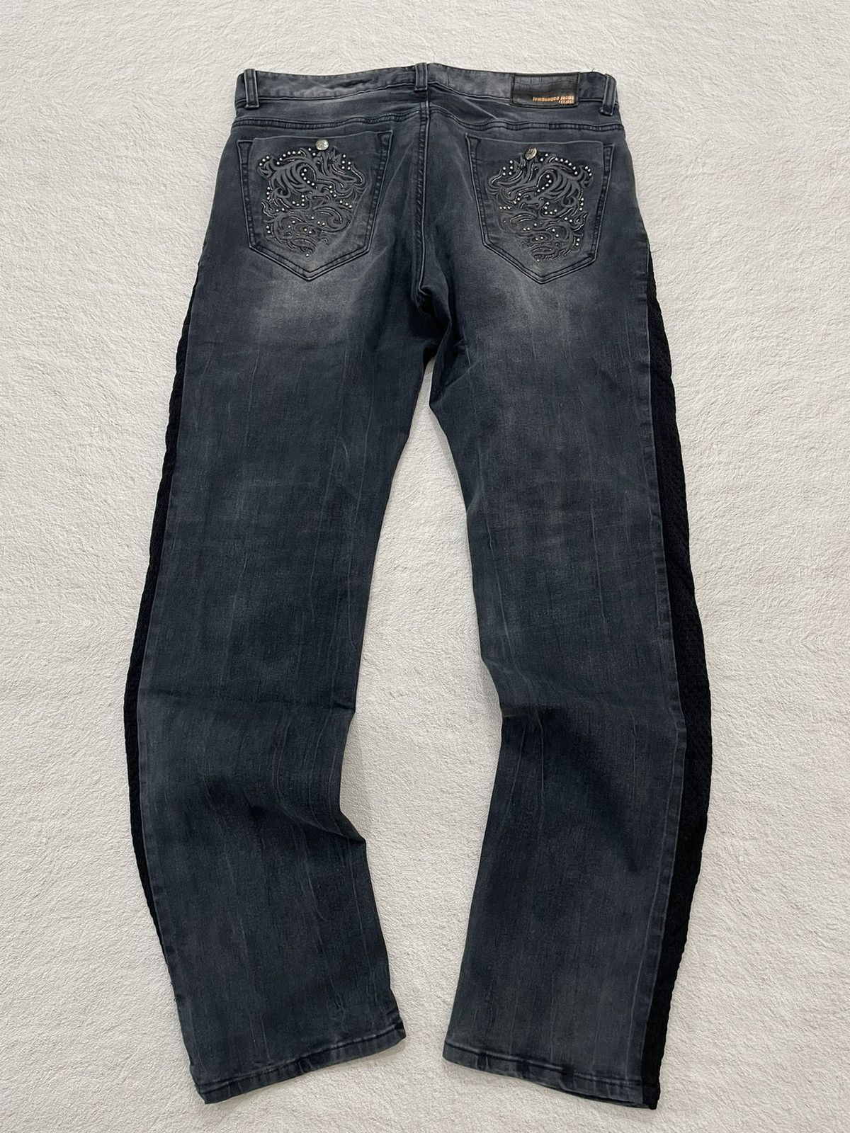 Hysteric Glamour 2000s jambange japan Wash studet denim y2k style Size US 32 / EU 48 - 5 Thumbnail
