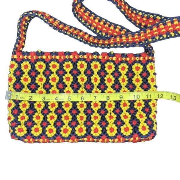 Vintage Vintage crochet daisy hippie crossbody purse Size ONE SIZE - 6 Thumbnail