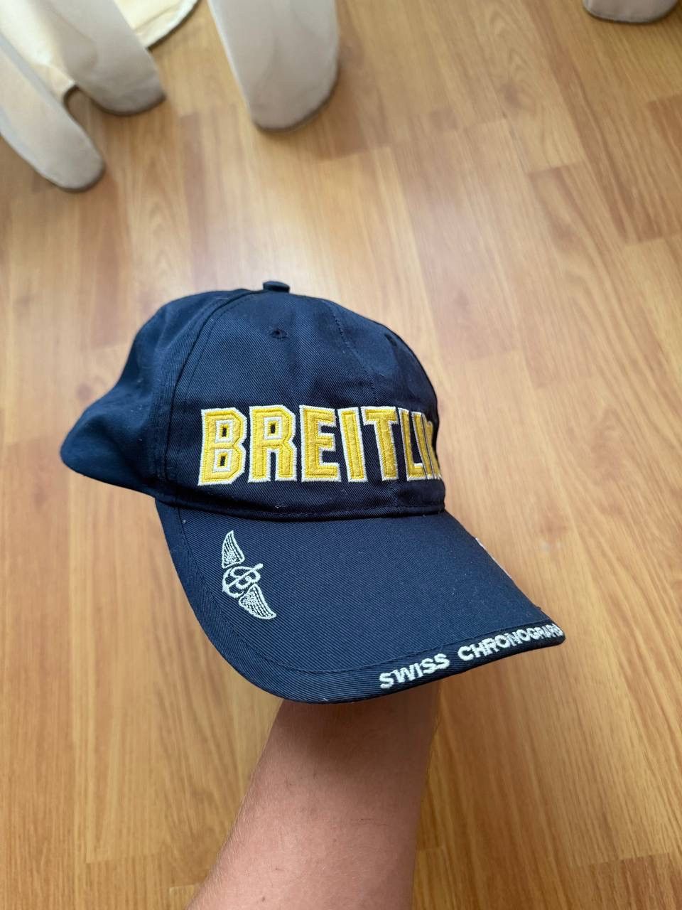 Breitling Vintage Breitling Cap Hat Rolex Cartier Racing Omega Size ONE SIZE - 3 Thumbnail