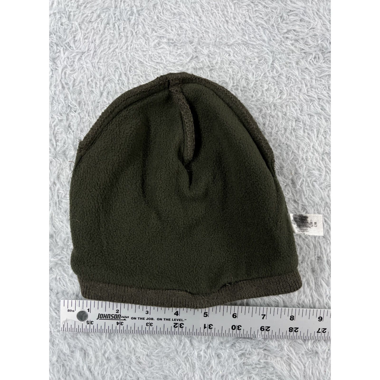 Vintage VINTAGE US Army Beanie Toque Adult Small Green Gray Knit Acrylic Polyester Lined Ski Size ONE SIZE - 5 Thumbnail
