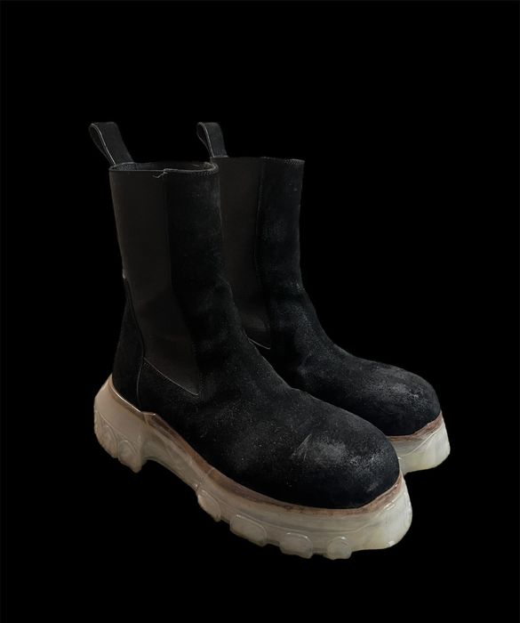 Rick Owens rick owens beatle bozo tractor boots | Grailed