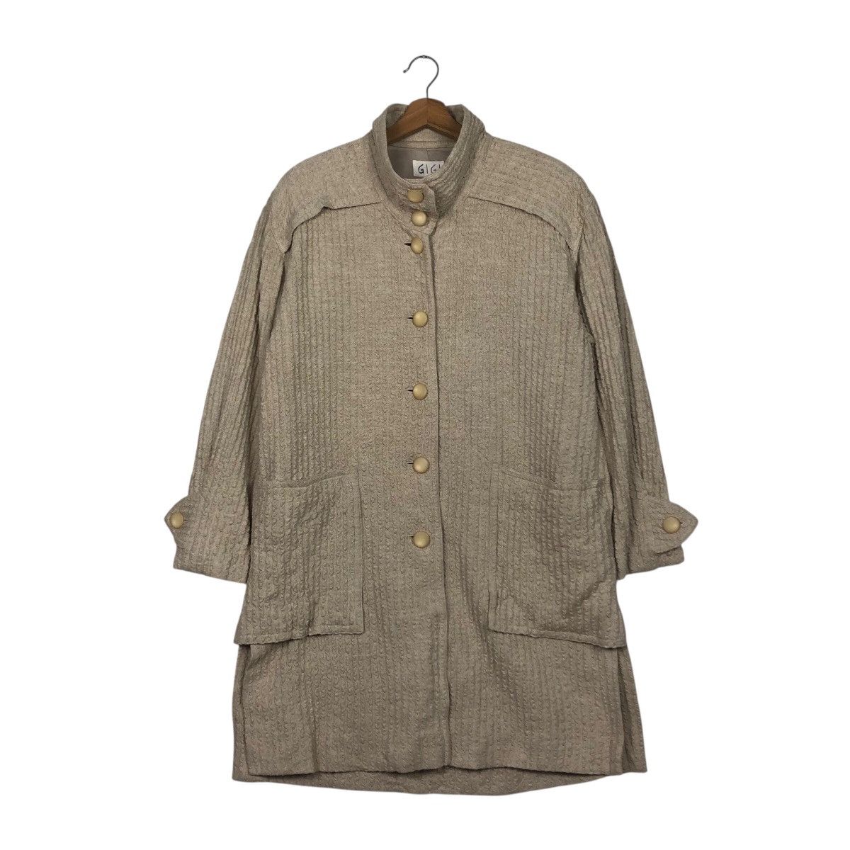 Issey Miyake GIGI Vintage Avant-Garde Textured Coat Japan Domestic Market Size US M / EU 48-50 / 2 - 2 Thumbnail