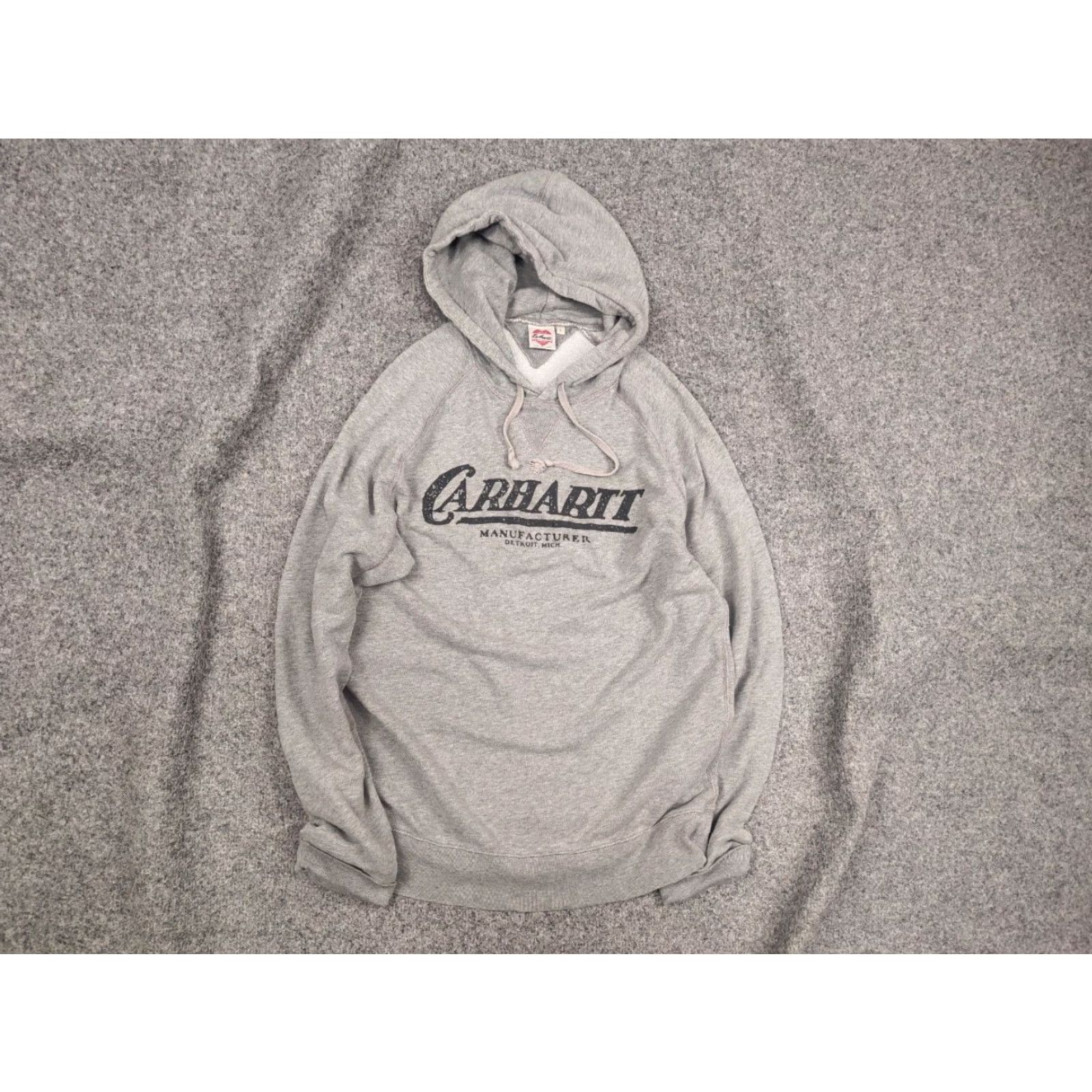 Carhartt Carhartt Union Made Gray Detroit Logo Hoodie Main Selling Point Logo Hoodie Men's S Gray Vintage No N/A Size US S / EU 44-46 / 1 - 2 Thumbnail