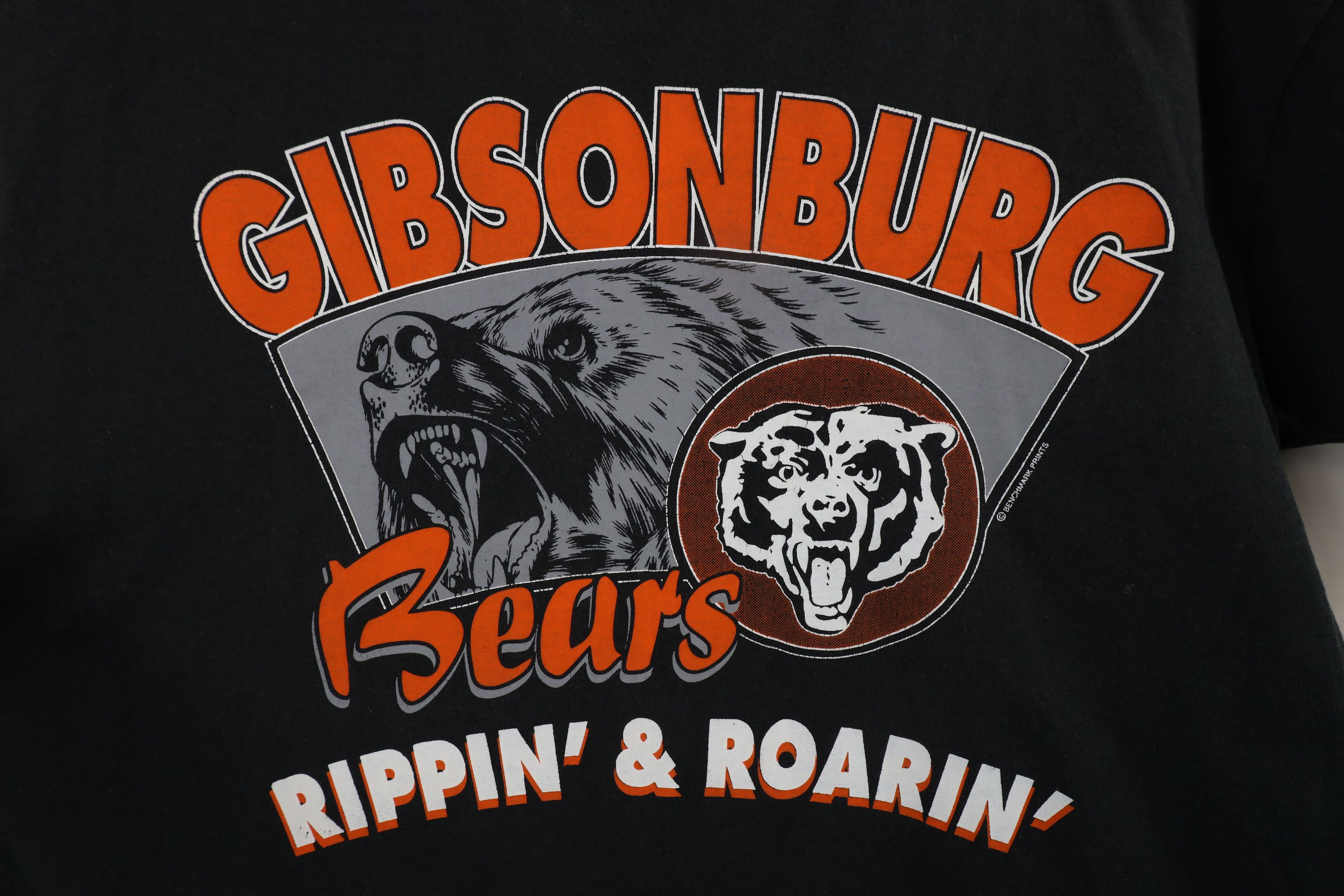 Vintage Vintage 90s Gibsonburg Bears Short Sleeve T-Shirt Black USA Size US L / EU 52-54 / 3 - 4 Thumbnail