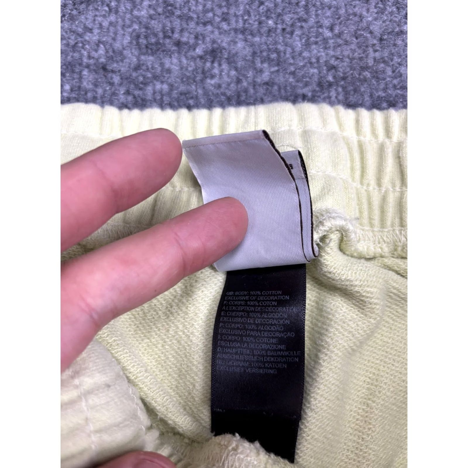The North Face VINTAGE The North Face Sweatpants Womens XL Yellow French Terry Jogger Pants Cotton Size 40" / US 18 - 3 Thumbnail