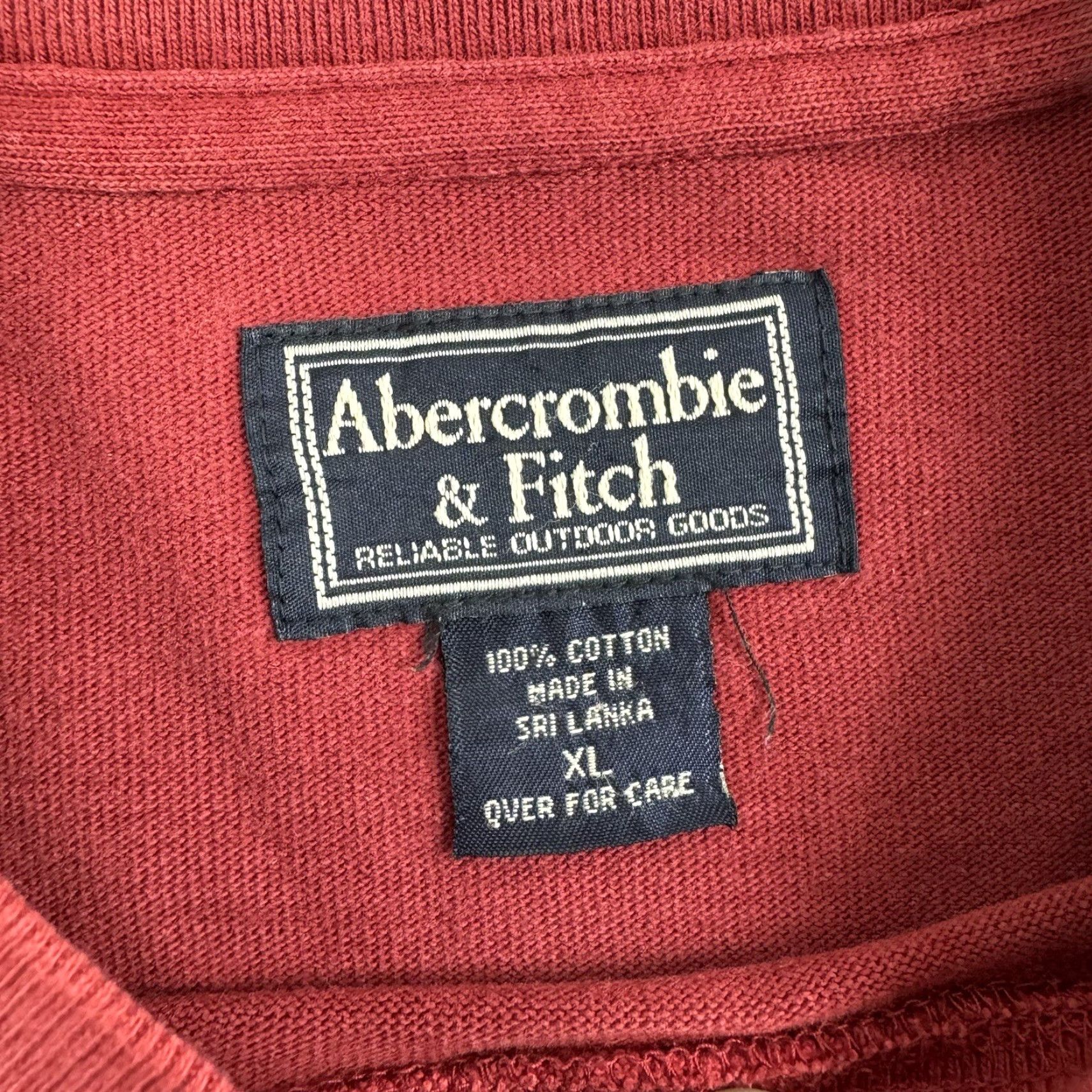 Abercrombie & Fitch Vintage Abercrombie & Fitch Sweatshirt Adult XL Red Hipster Pullover 2000s Y2K Mens Size US XL / EU 56 / 4 - 6 Thumbnail