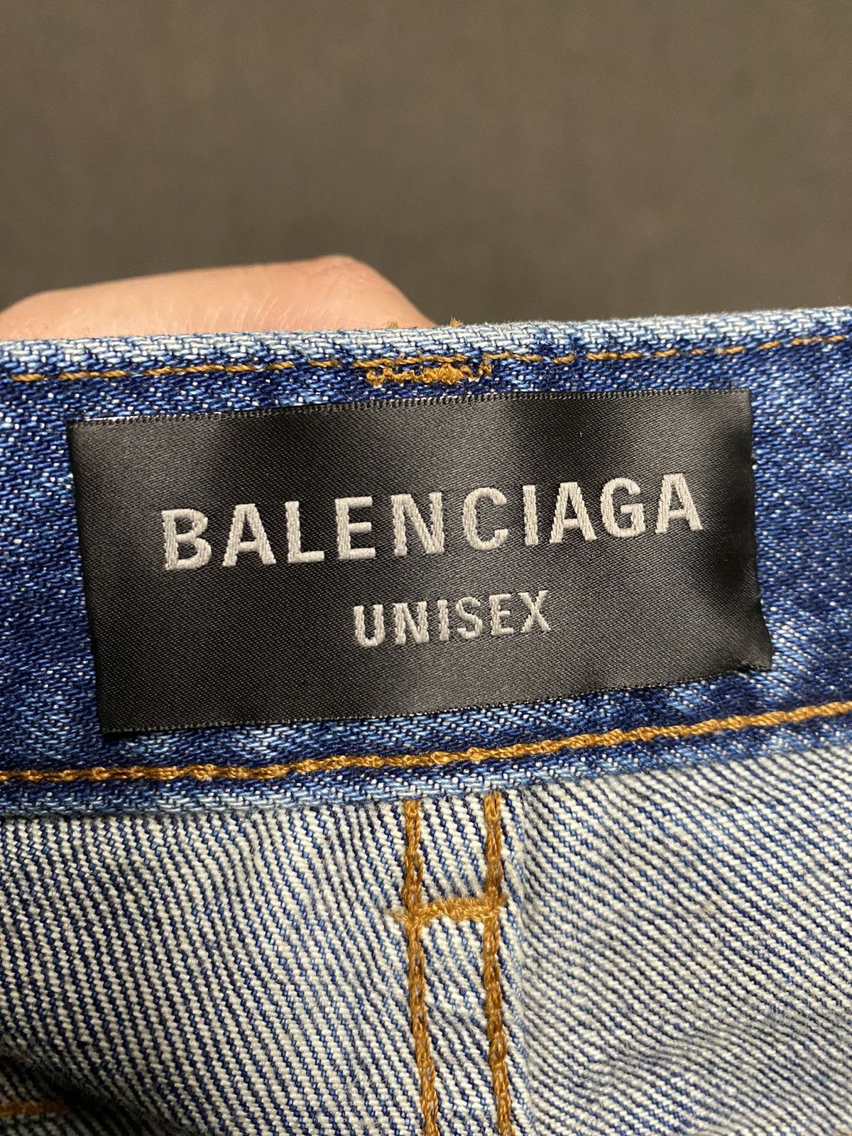 Balenciaga Distressed loose fit denim Size US 30 / EU 46 - 3 Thumbnail