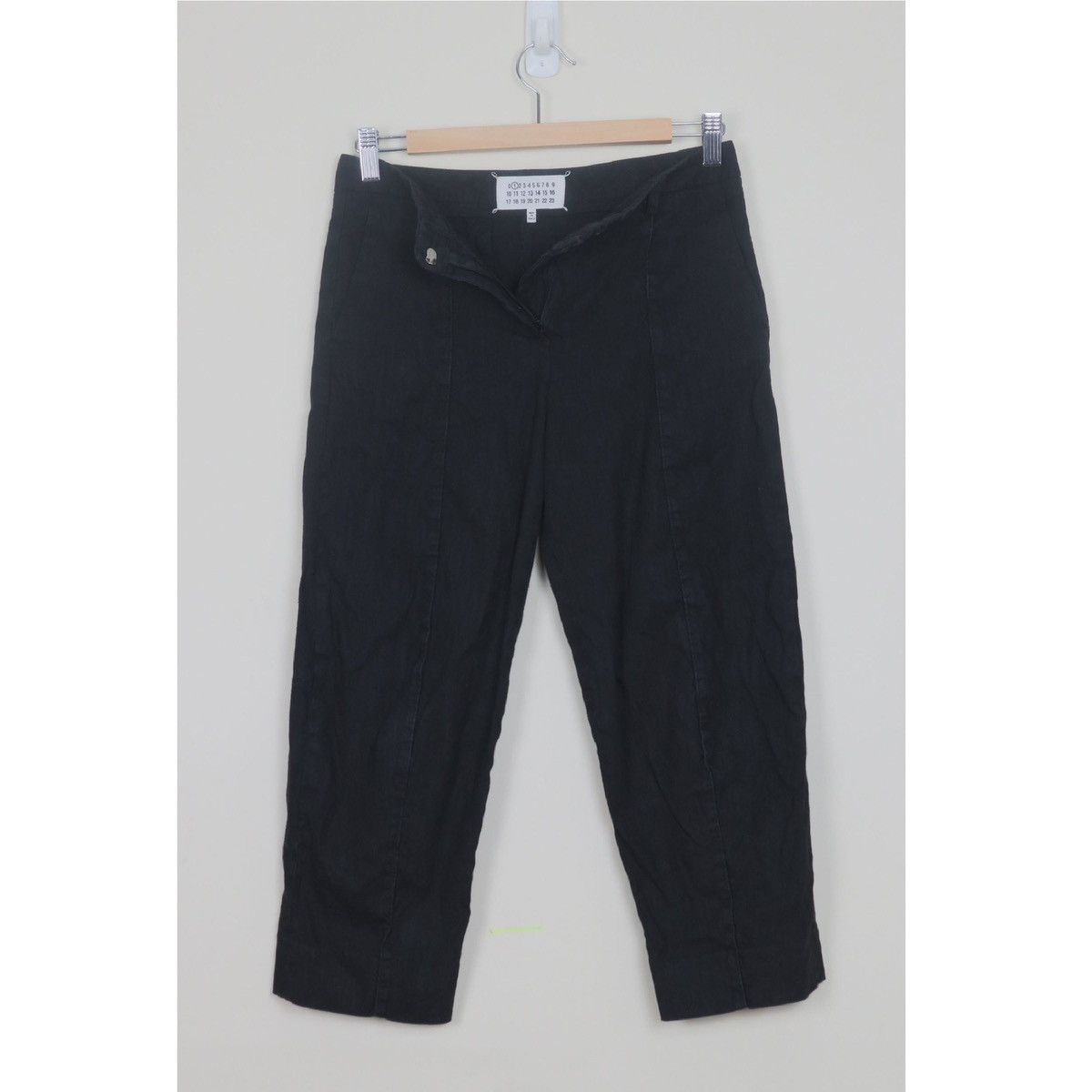 Maison Margiela Margiela Line 1 Black Linen Pants Size 26" / US 2 / IT 38 - 1 Thumbnail