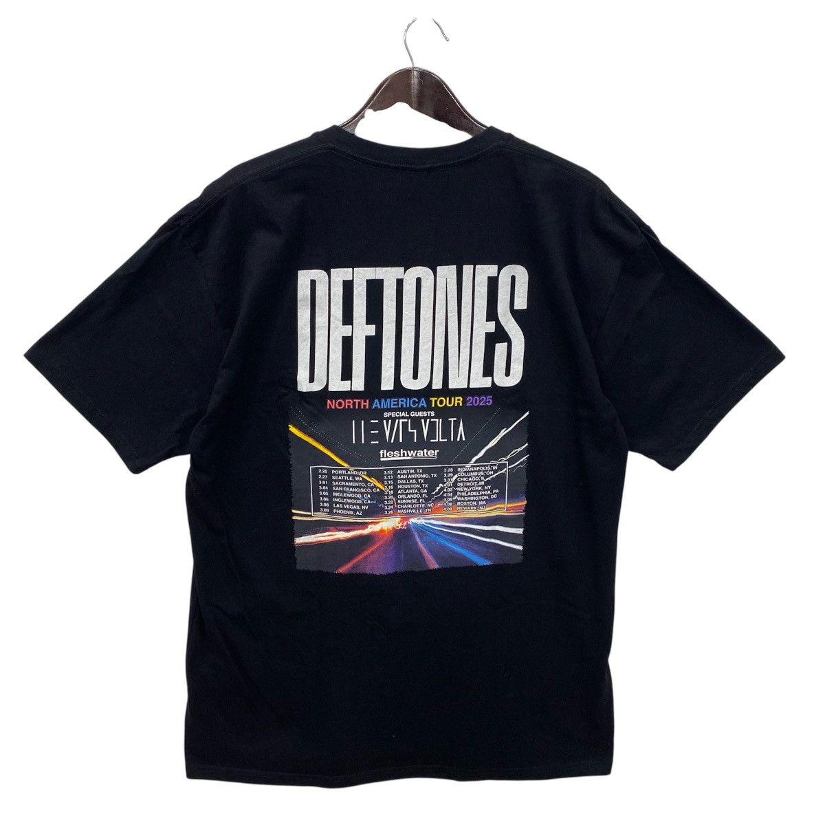 Band Tees 💥DEFTONES nu metal band north america tour 2025 tee shirt Size US XL / EU 56 / 4 - 2 Thumbnail