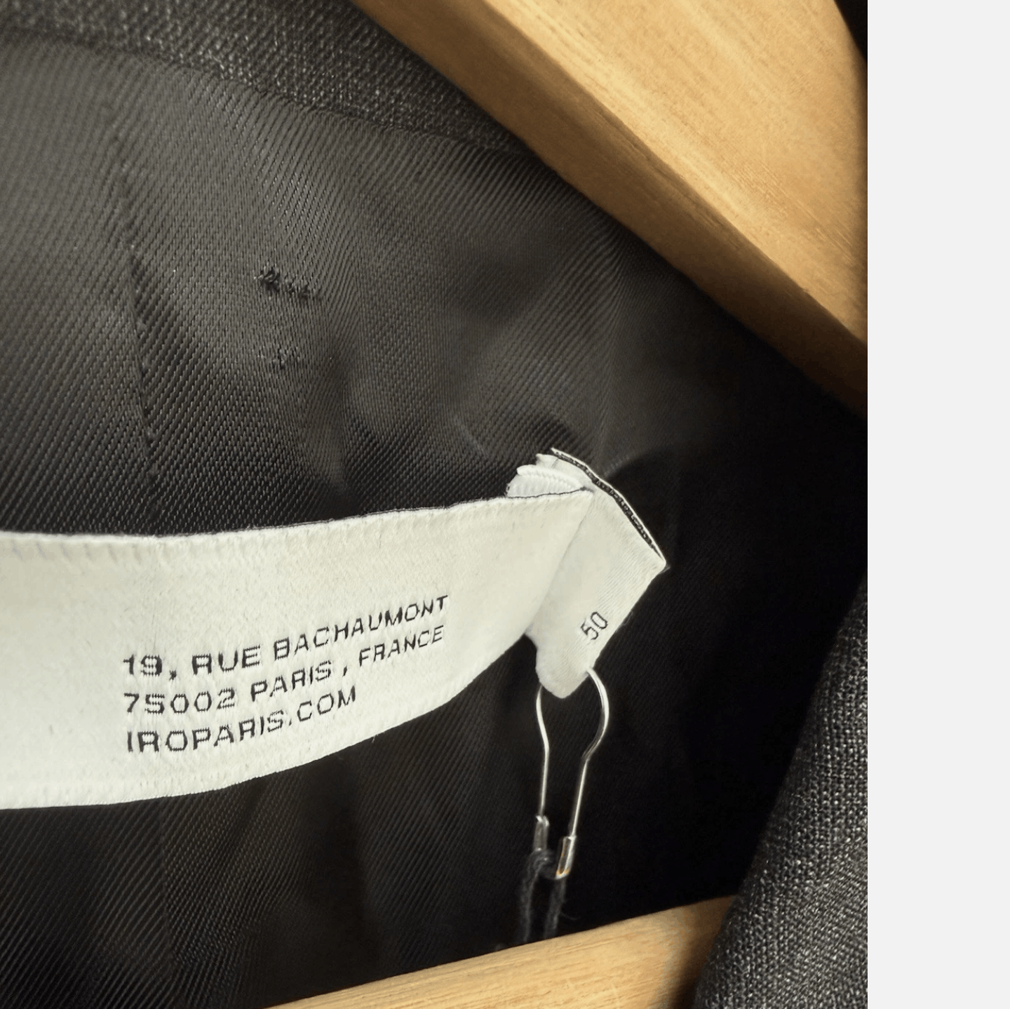Iro IRO NWT Charcoal Gray Wool Blazer Jacket 50 EUR / 40 US Size 40R - 3 Thumbnail