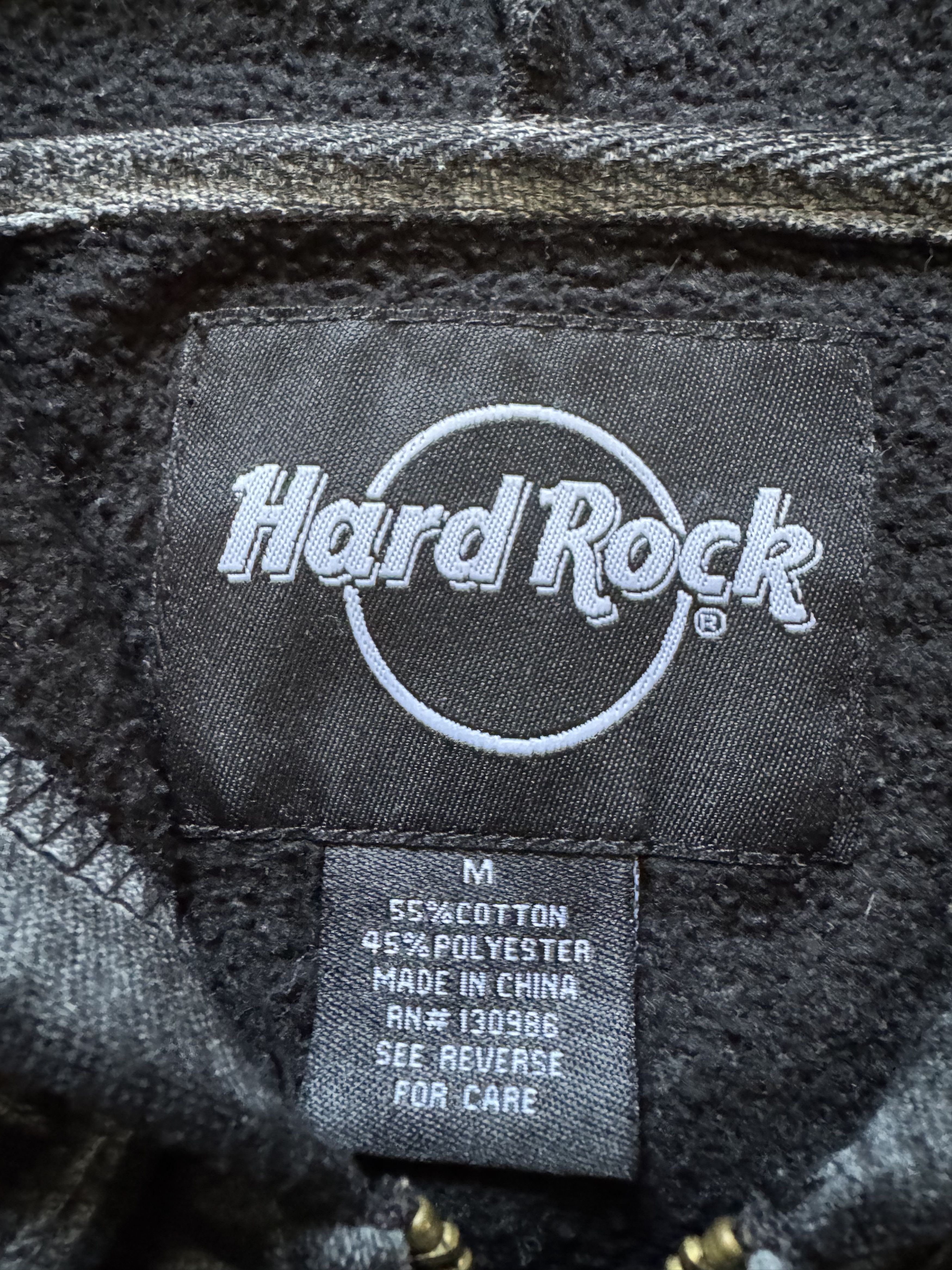Hard Rock Cafe 90s Vintage Hard Rock Barcelona Zip Up Washed Hoodie Size US M / EU 48-50 / 2 - 5 Thumbnail