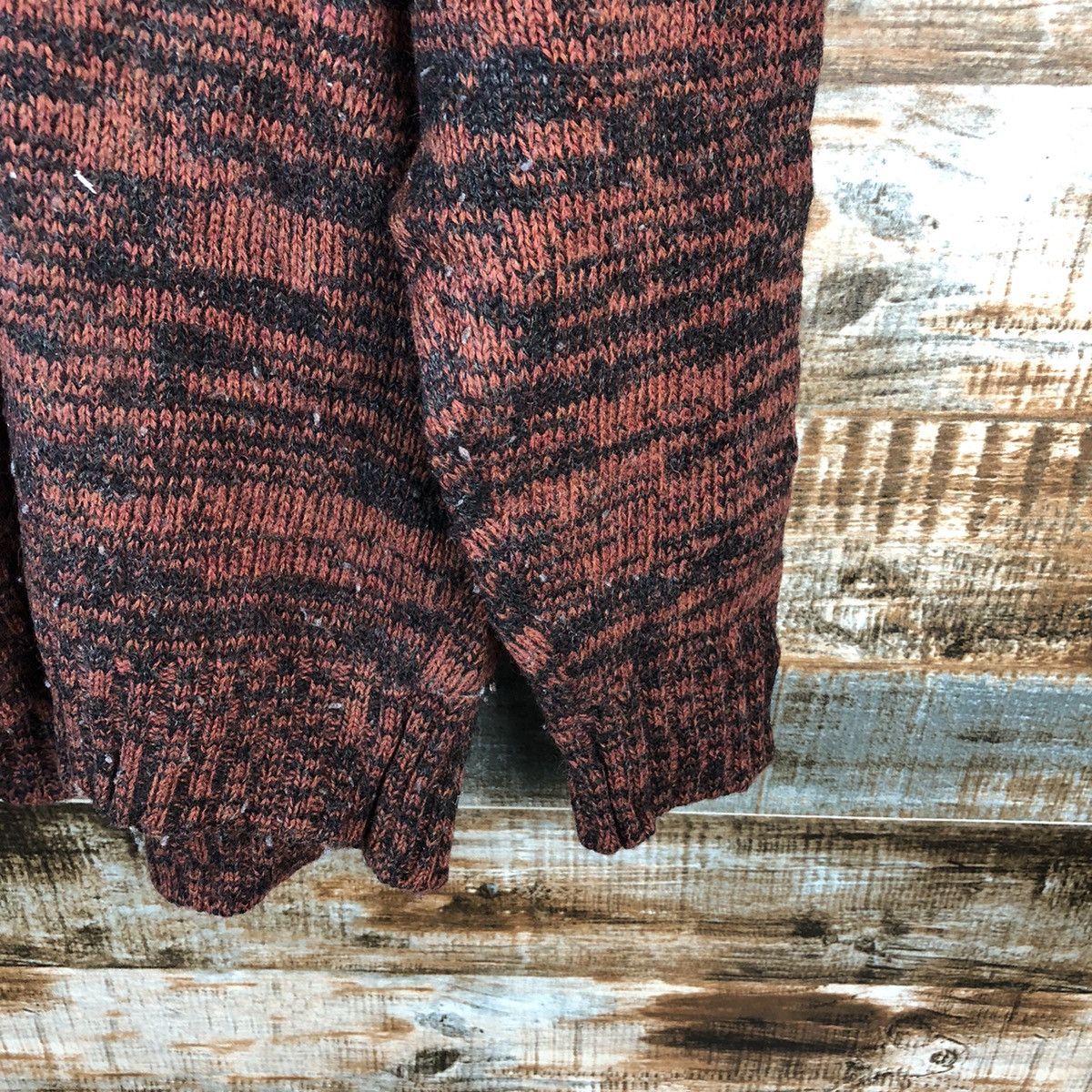 Homespun Knitwear × Japanese Brand Japanese Brand Turtle Neck Orange Knitwear #A2495 Size M / US 6-8 / IT 42-44 - 15 Thumbnail