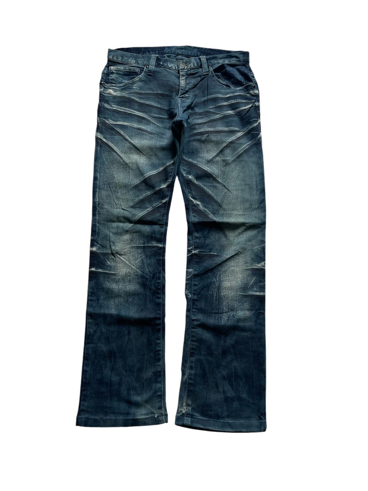 Tornado Mart Rare Vintage Tornado Mart Acid Washed Design Jeans Size US 31 - 2 Thumbnail