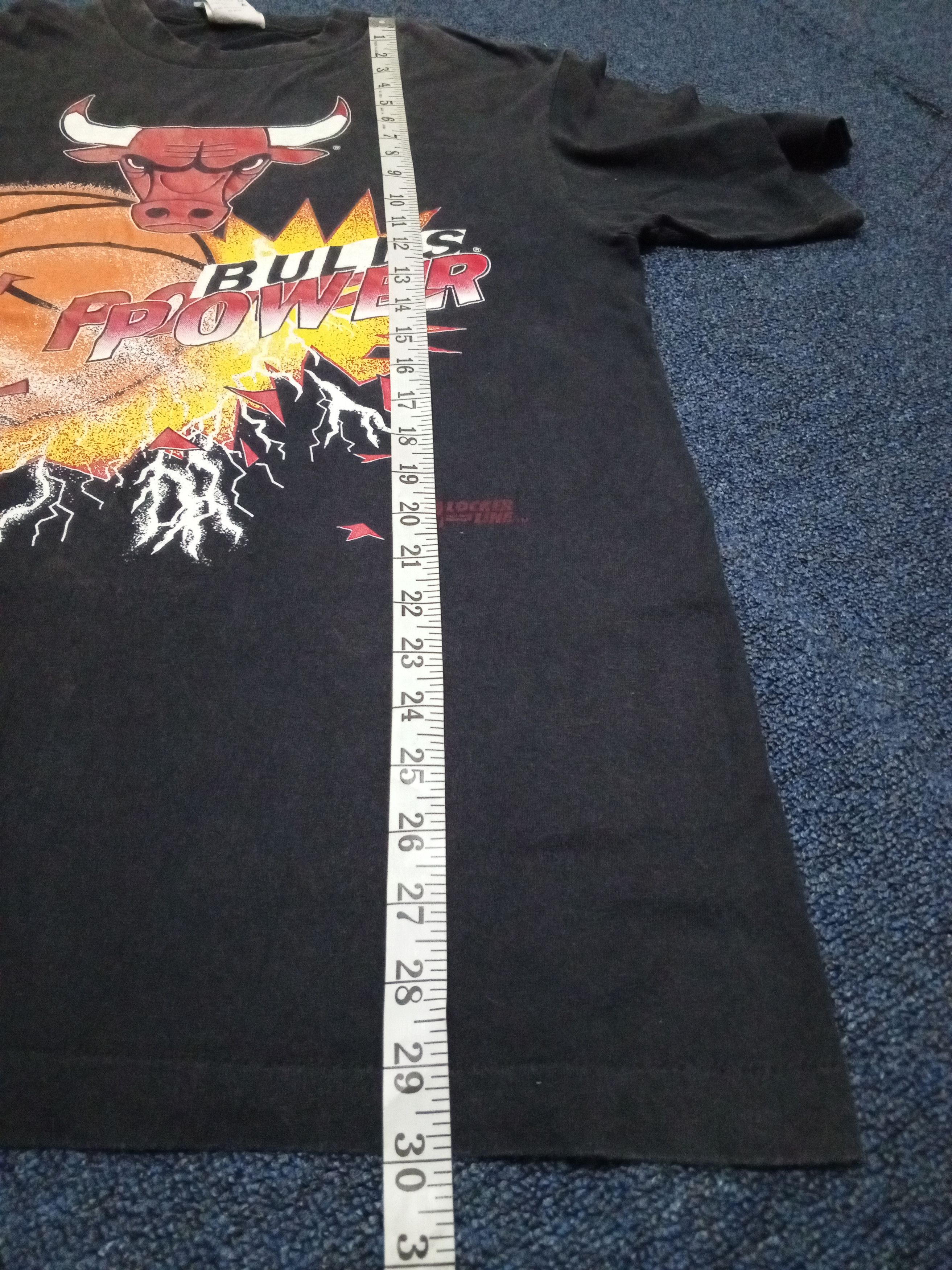 NBA × Rap Tees × Vintage 90s Chicago Bulls Vintage BULL POWER Bootleg Rap Tee Shirt Size US L / EU 52-54 / 3 - 11 Thumbnail