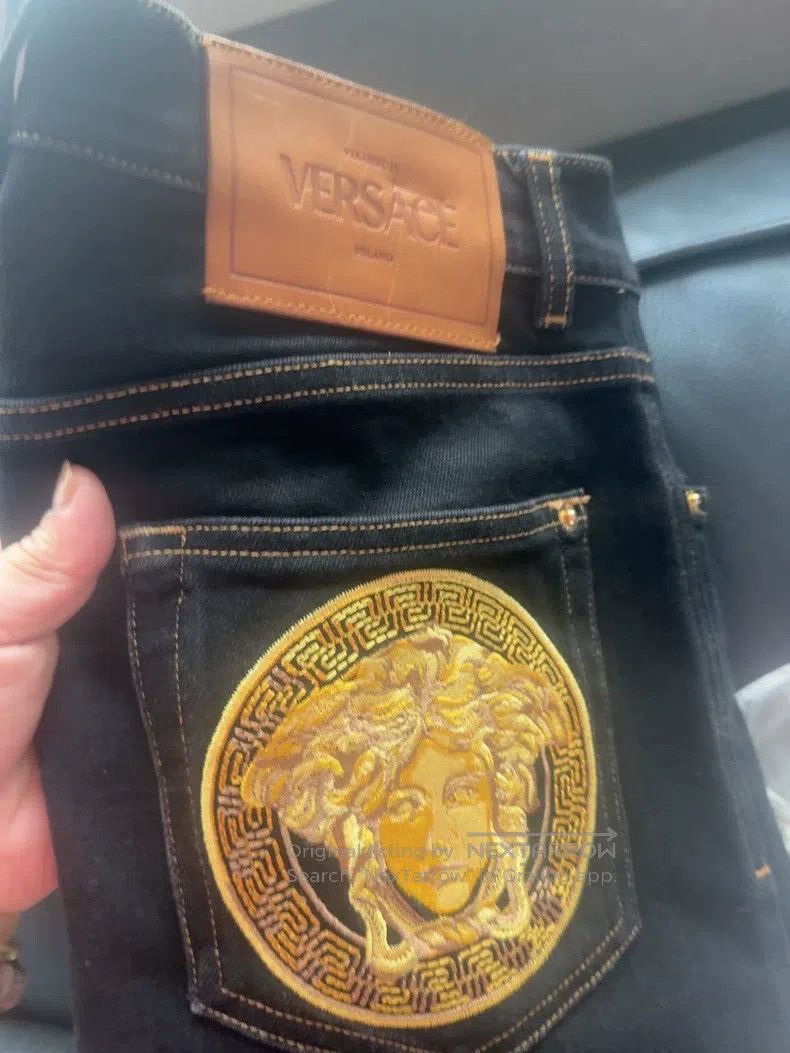 Versace Versace Medusa embroidered jeans Size US 30 / EU 46 - 3 Thumbnail