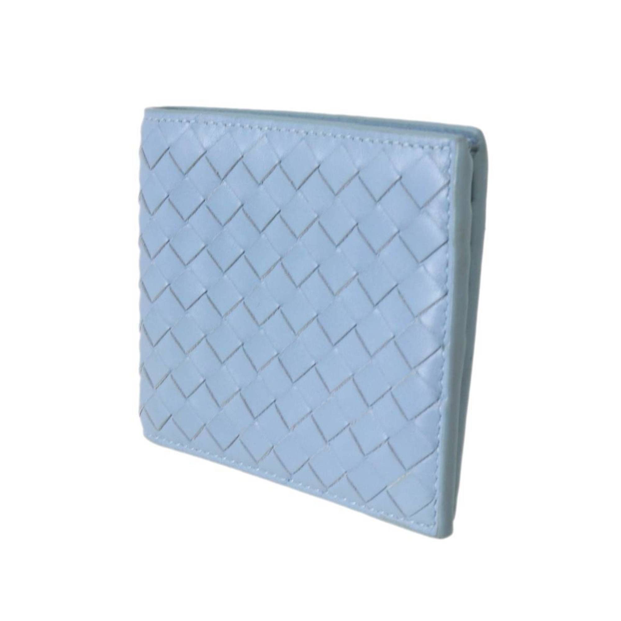 Bottega Veneta Bottega Veneta Bi-fold Wallet Intrecciato Light Blue P01211064W ES Size ONE SIZE - 1 Thumbnail